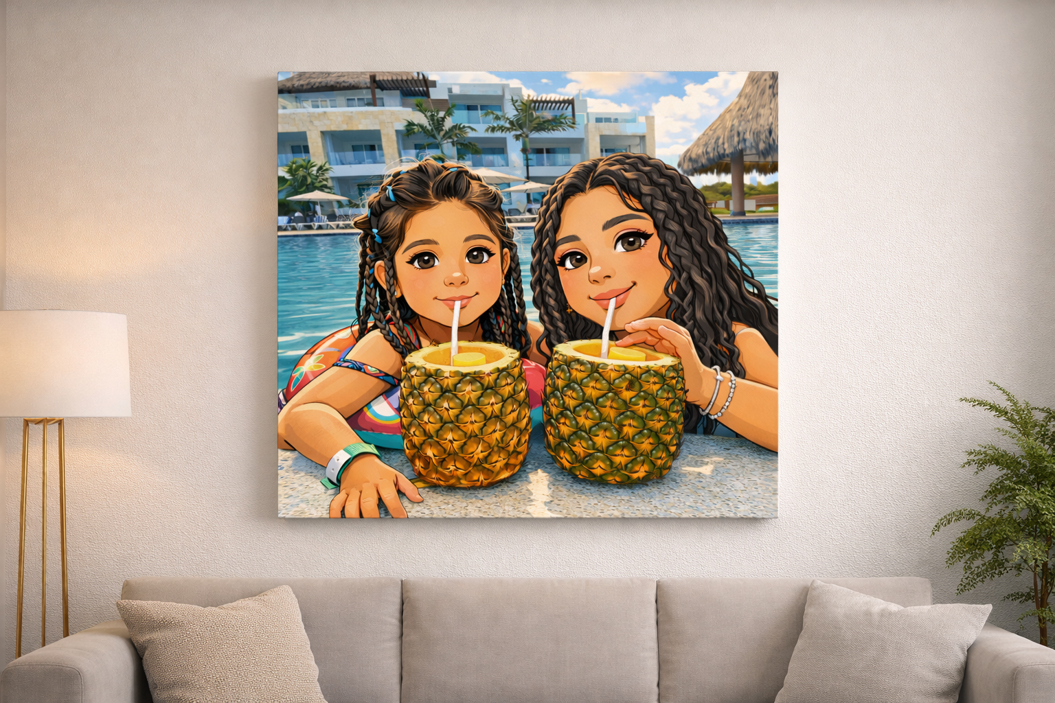 Canvas Caricaturizat Surori