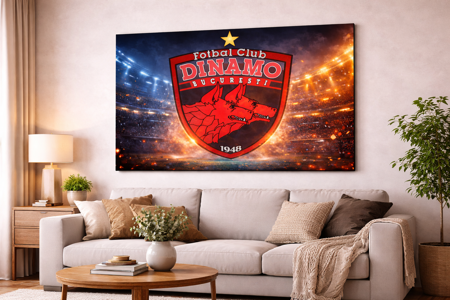 Canvas Echipa de Fotbal DINAMO