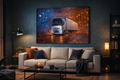 Canvas Stilizat Scania