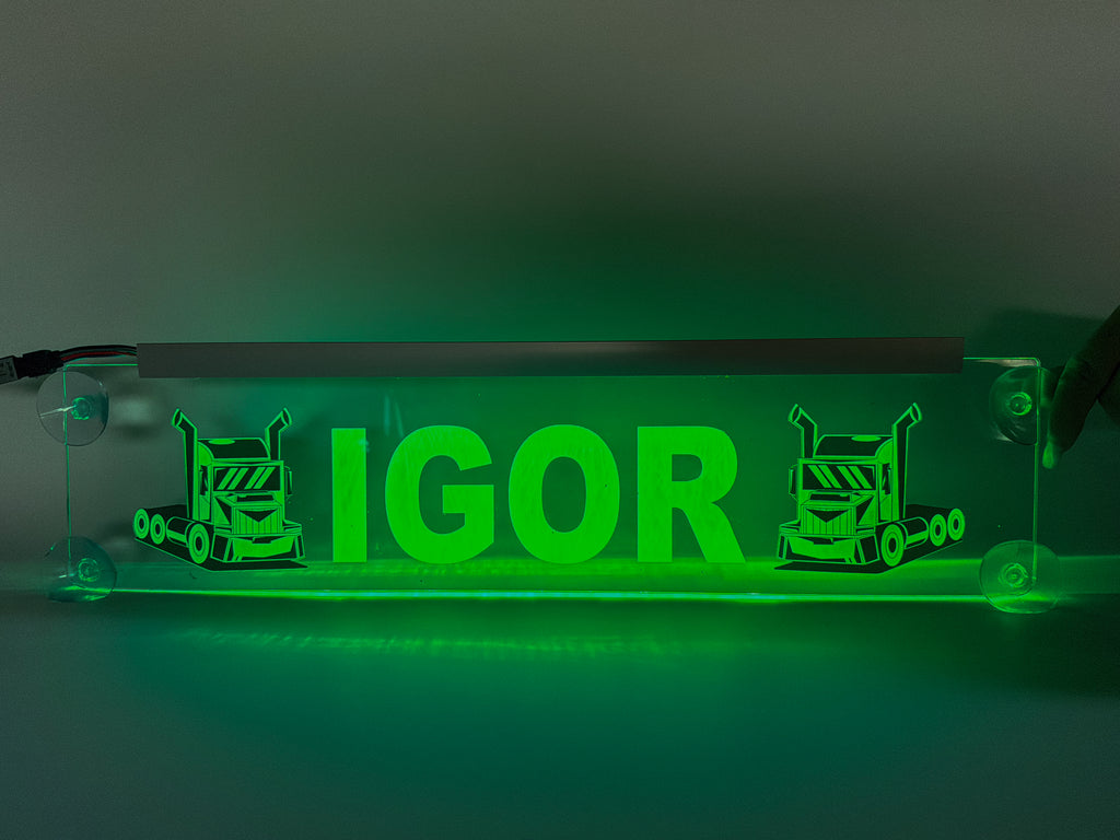 Plăcută LED 3D TIR - Cap Tractor