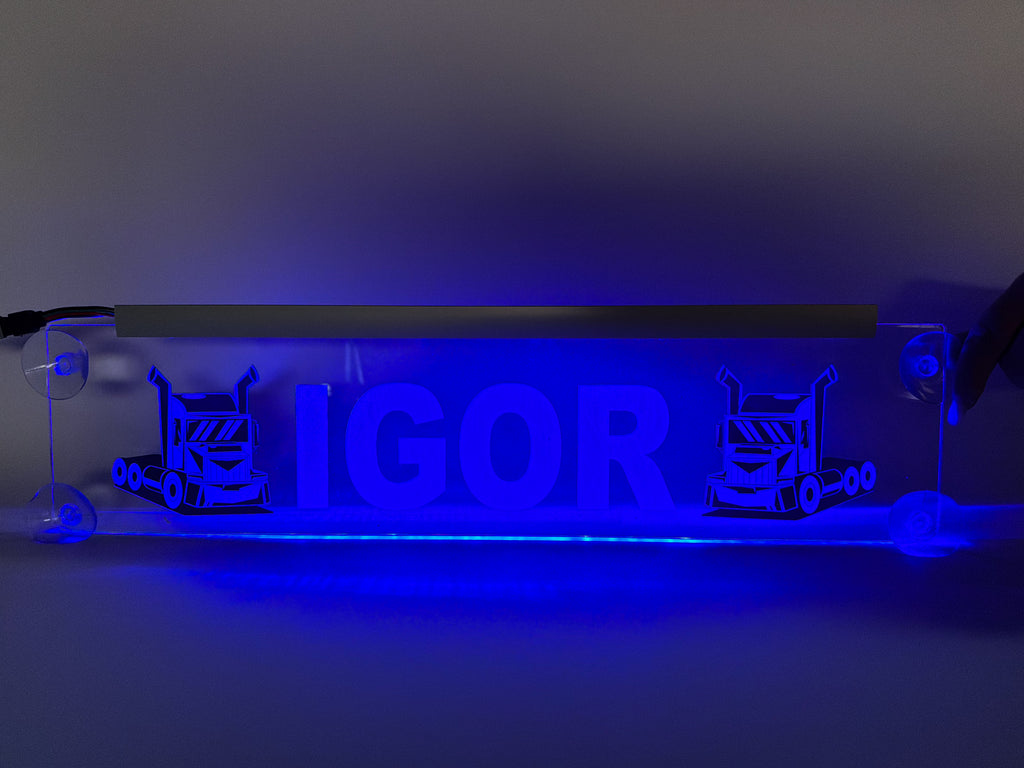 Plăcută LED 3D TIR - Cap Tractor