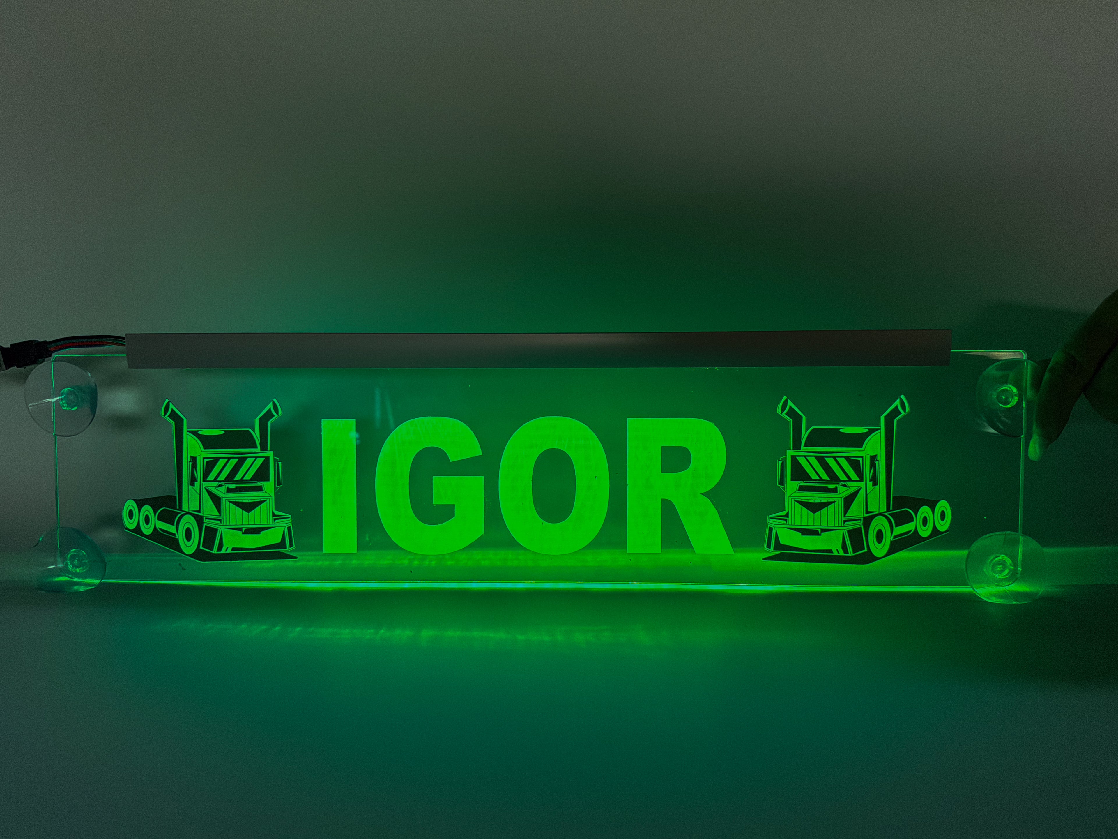 Plăcută LED 3D TIR - Cap Tractor