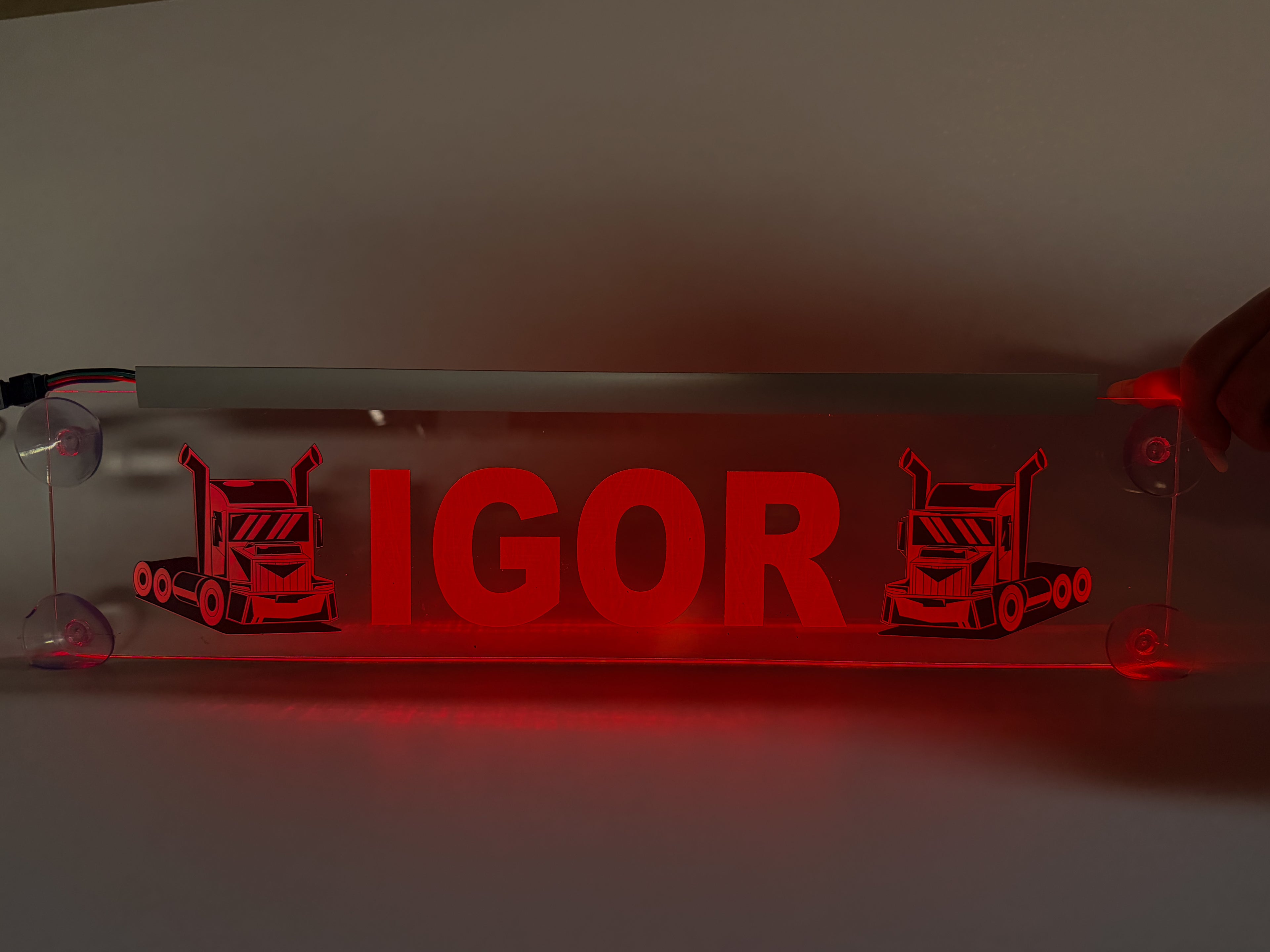 Plăcută LED 3D TIR - Cap Tractor