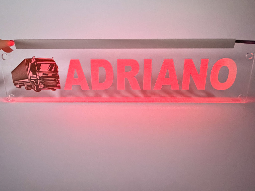 Plăcută LED TIR - Cap tractor + Semiremorcă