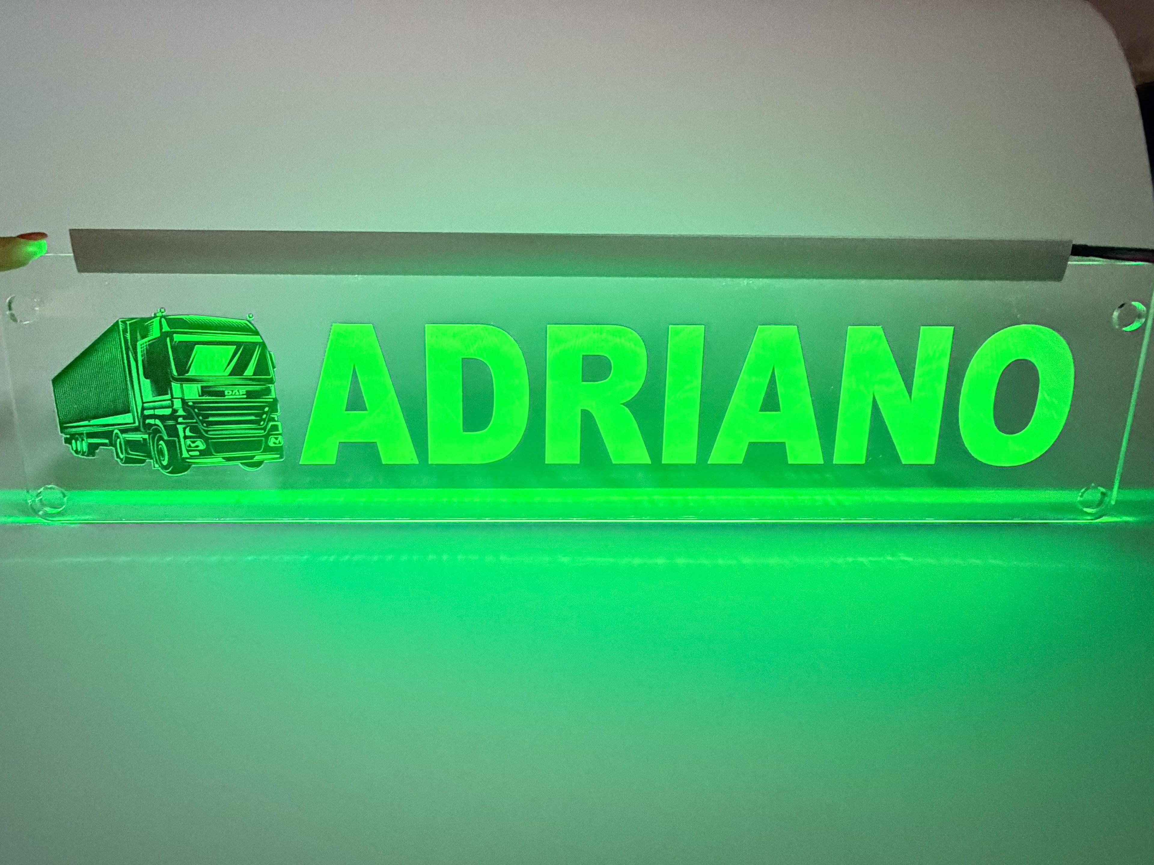 Plăcută LED TIR - Cap tractor + Semiremorcă