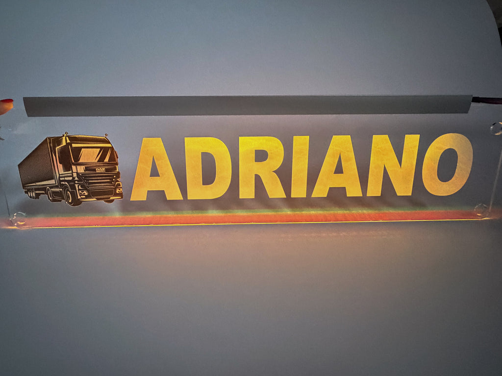 Plăcută LED TIR - Cap tractor + Semiremorcă