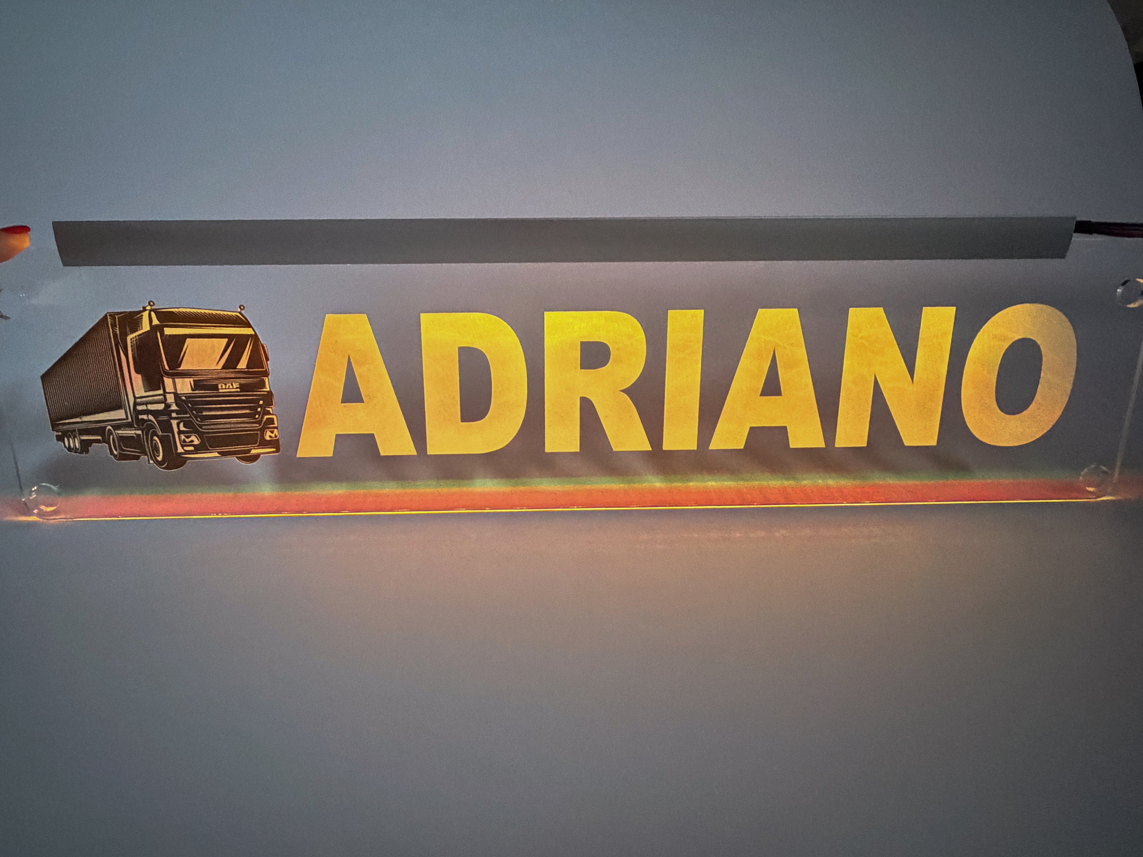 Plăcută LED TIR - Cap tractor + Semiremorcă