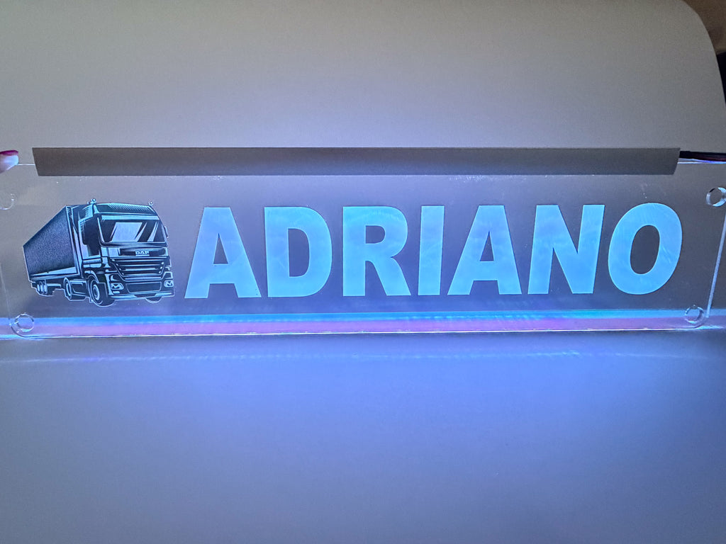 Plăcută LED TIR - Cap tractor + Semiremorcă