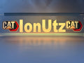 Plăcută Led 3D - Utilaje CAT Logo 2