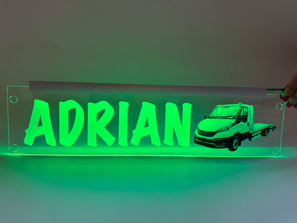 Plăcută LED 3D - Tractari auto