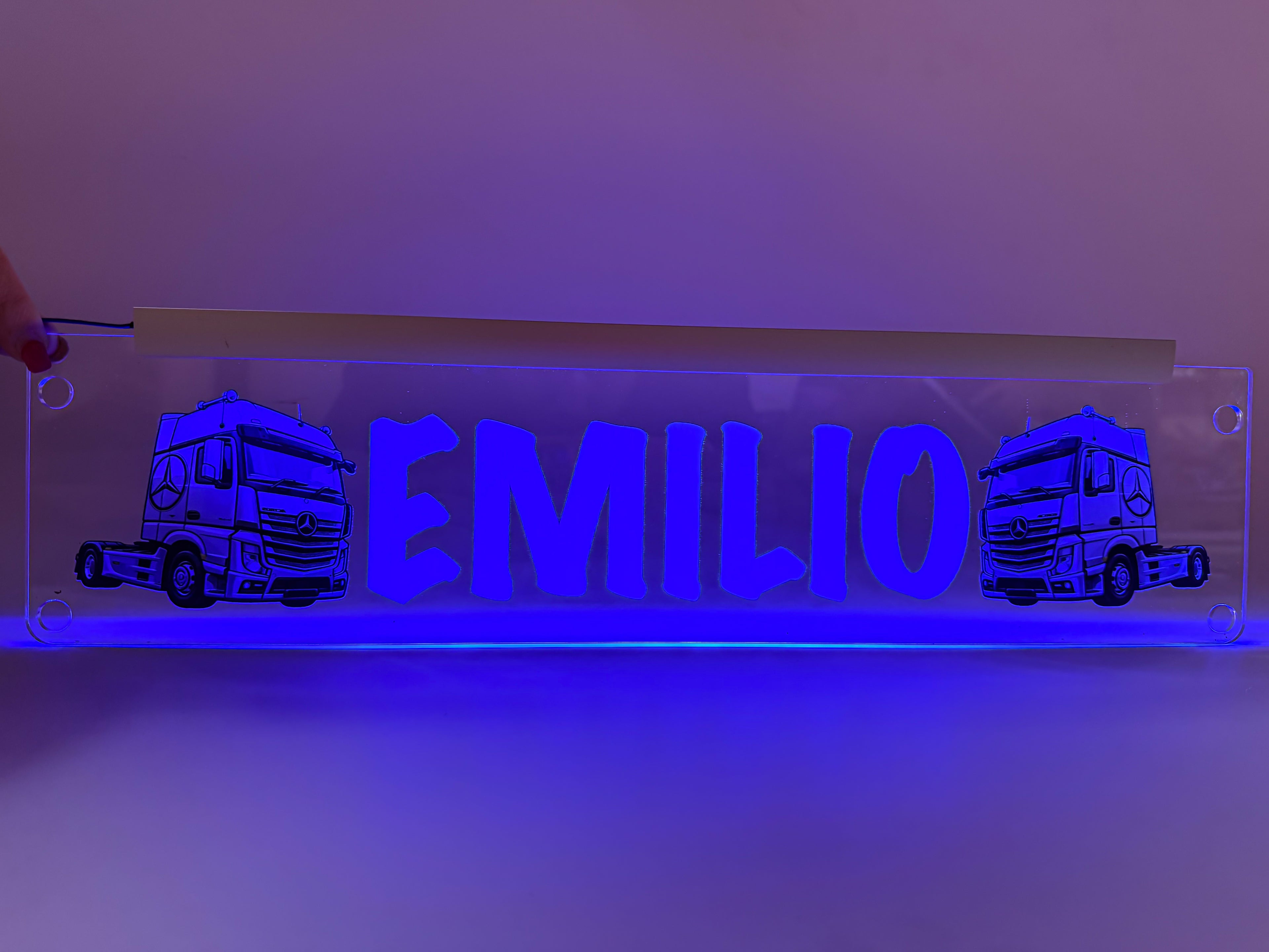 Plăcută LED 3D - Foto Camionul tău