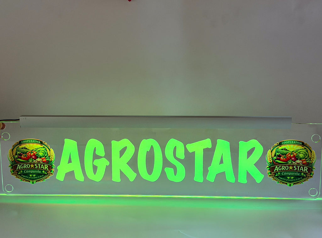 Plăcuta LED 3D - Pentru Firme cu LOGO