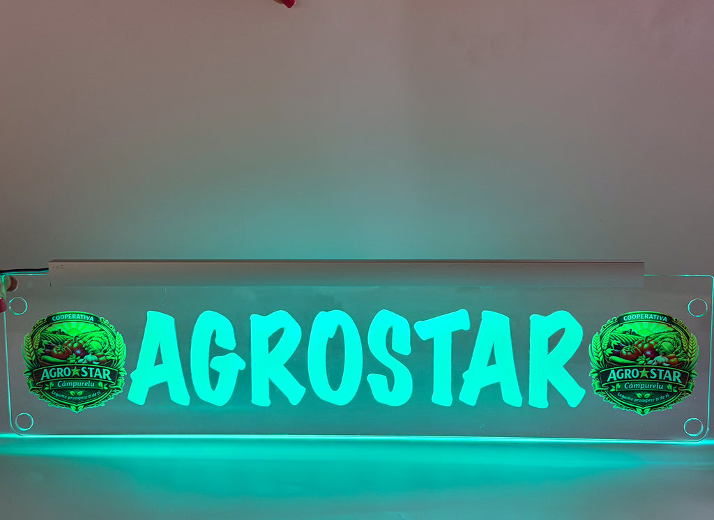 Plăcuta LED 3D - Pentru Firme cu LOGO