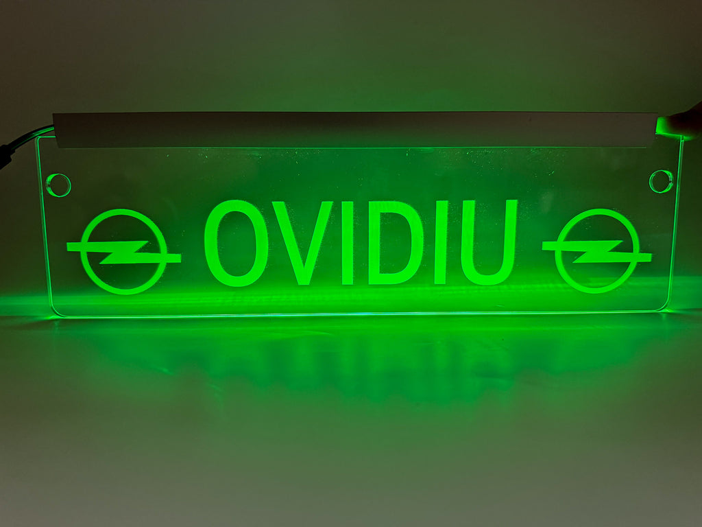 Plăcută LED 3D - OPEL