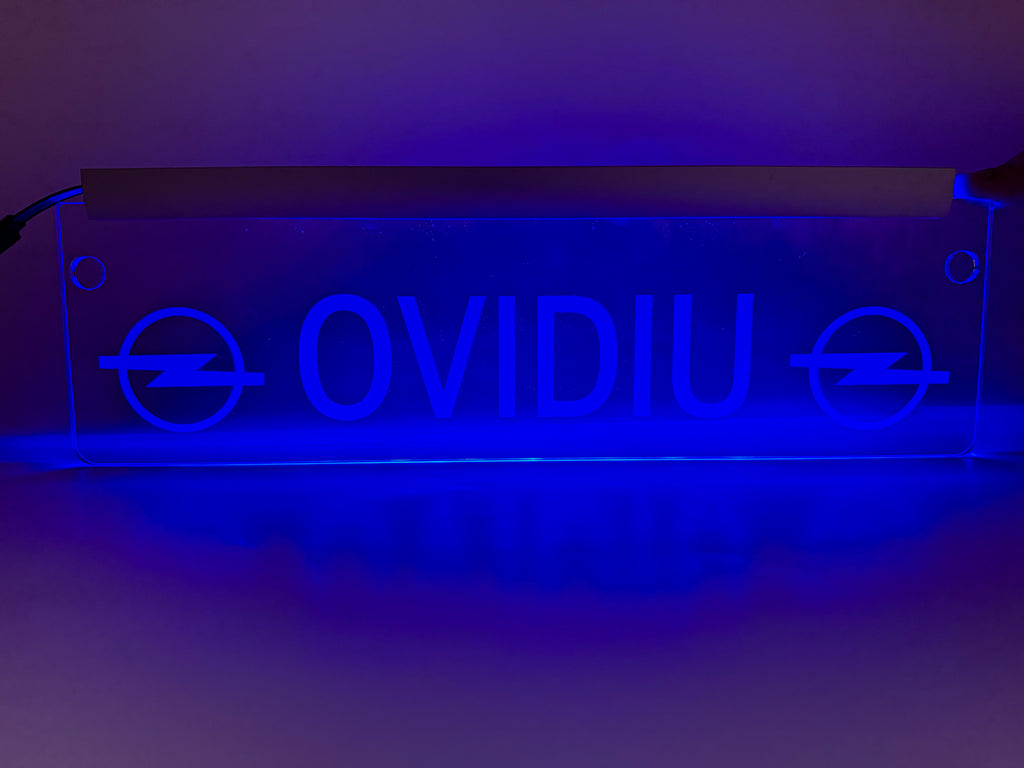 Plăcută LED 3D - OPEL