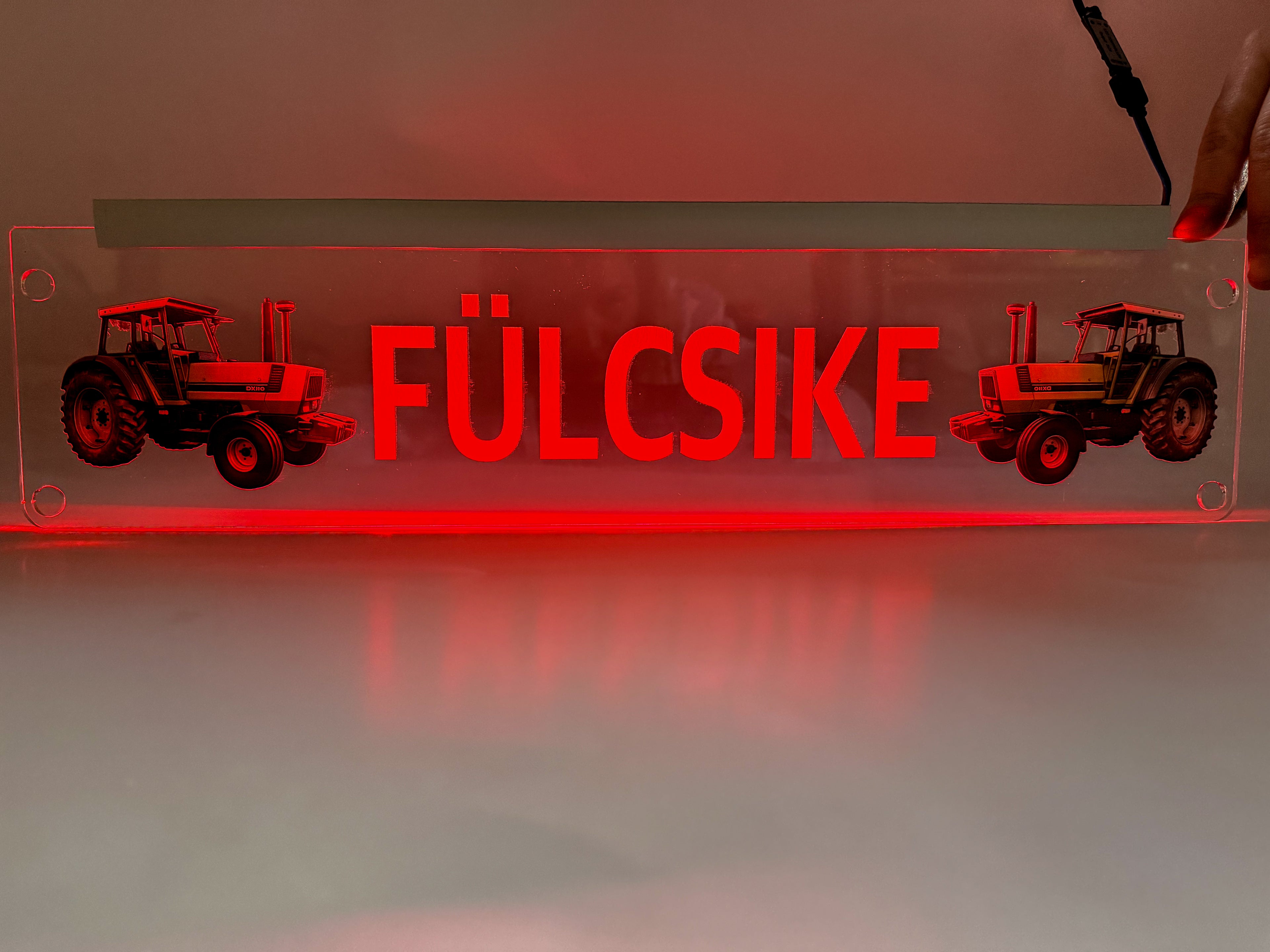 Plăcută LED 3D - Tractorul Tău