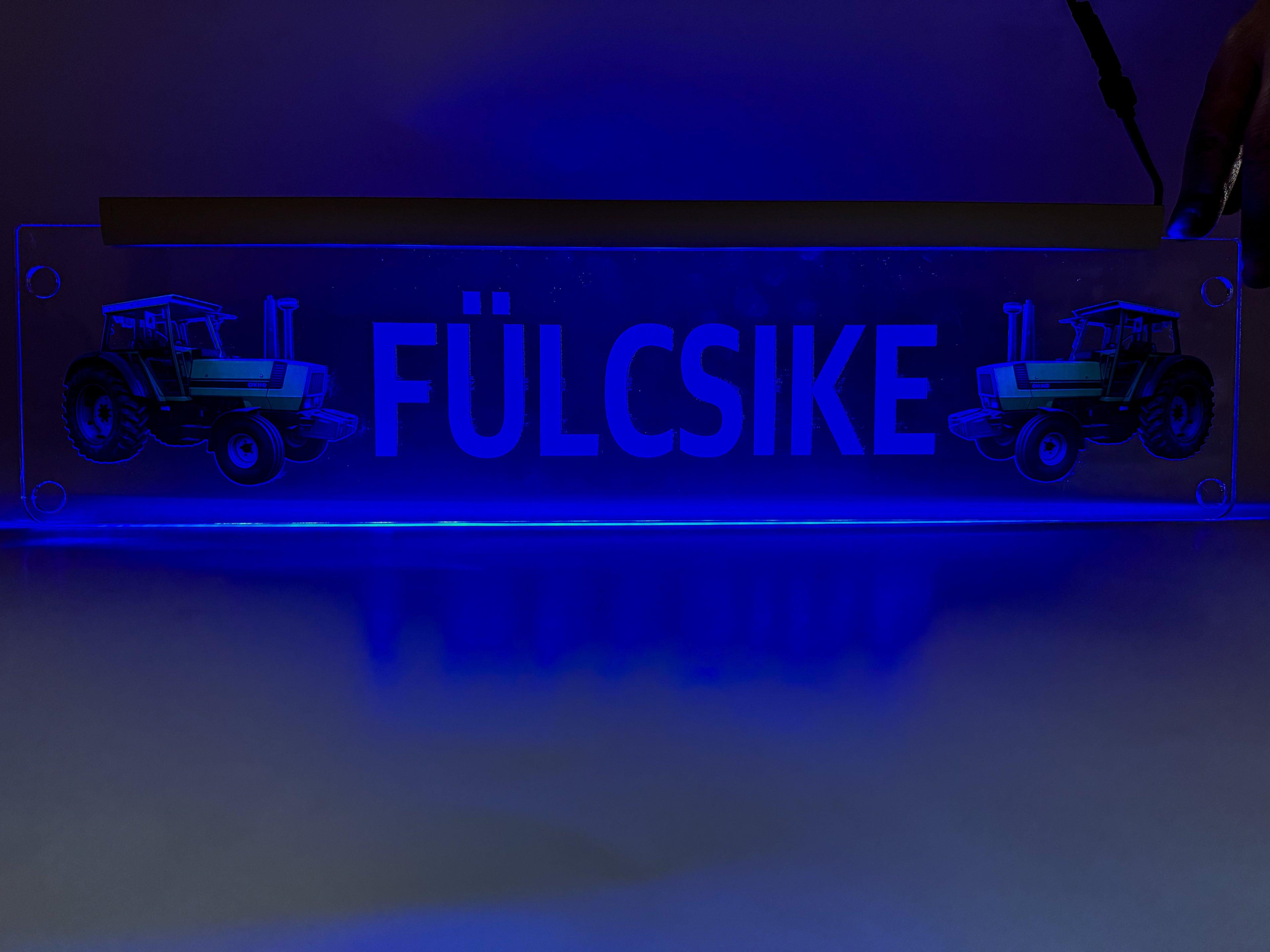 Plăcută LED 3D - Tractorul Tău