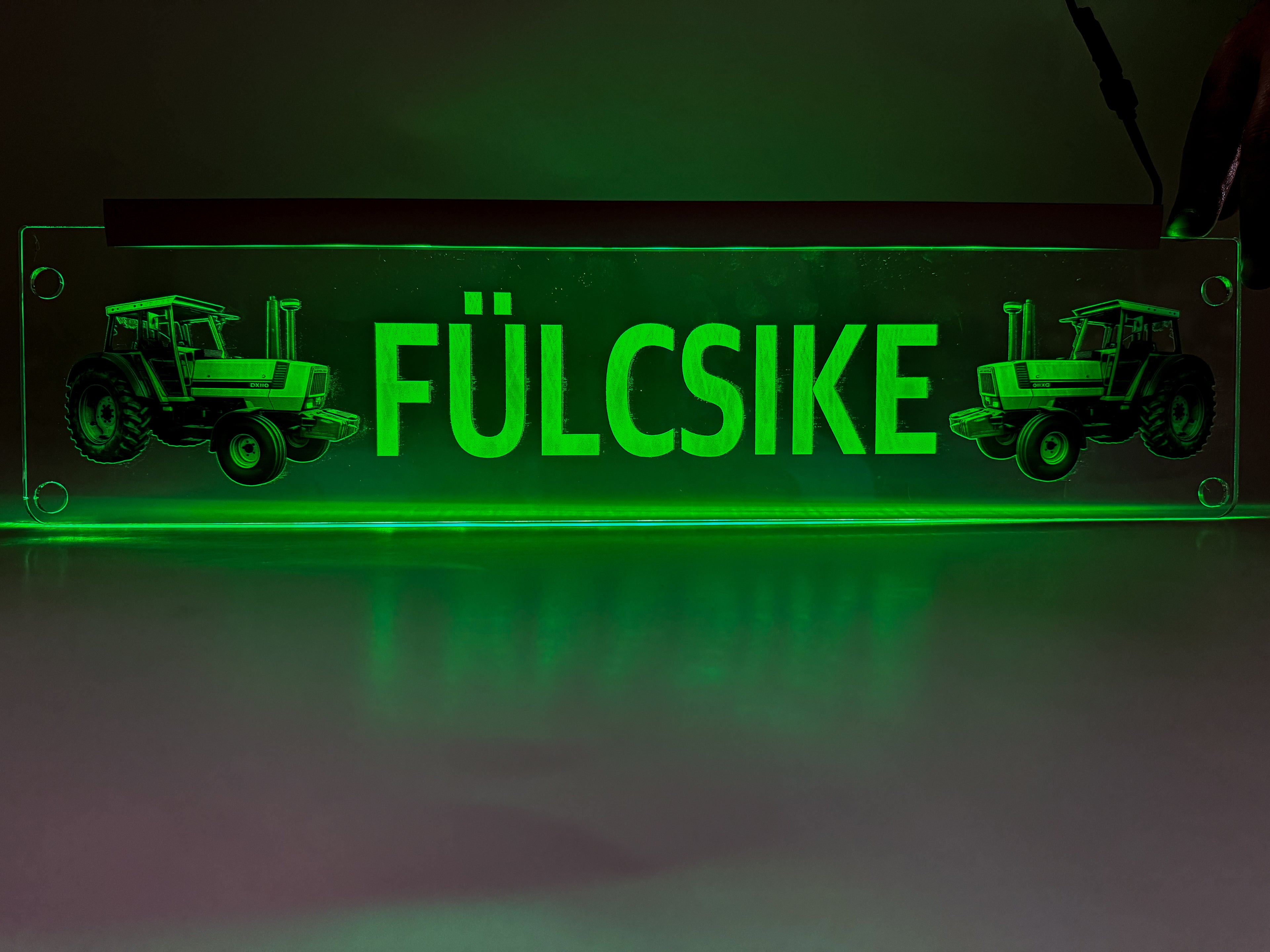 Plăcută LED 3D - Tractorul Tău