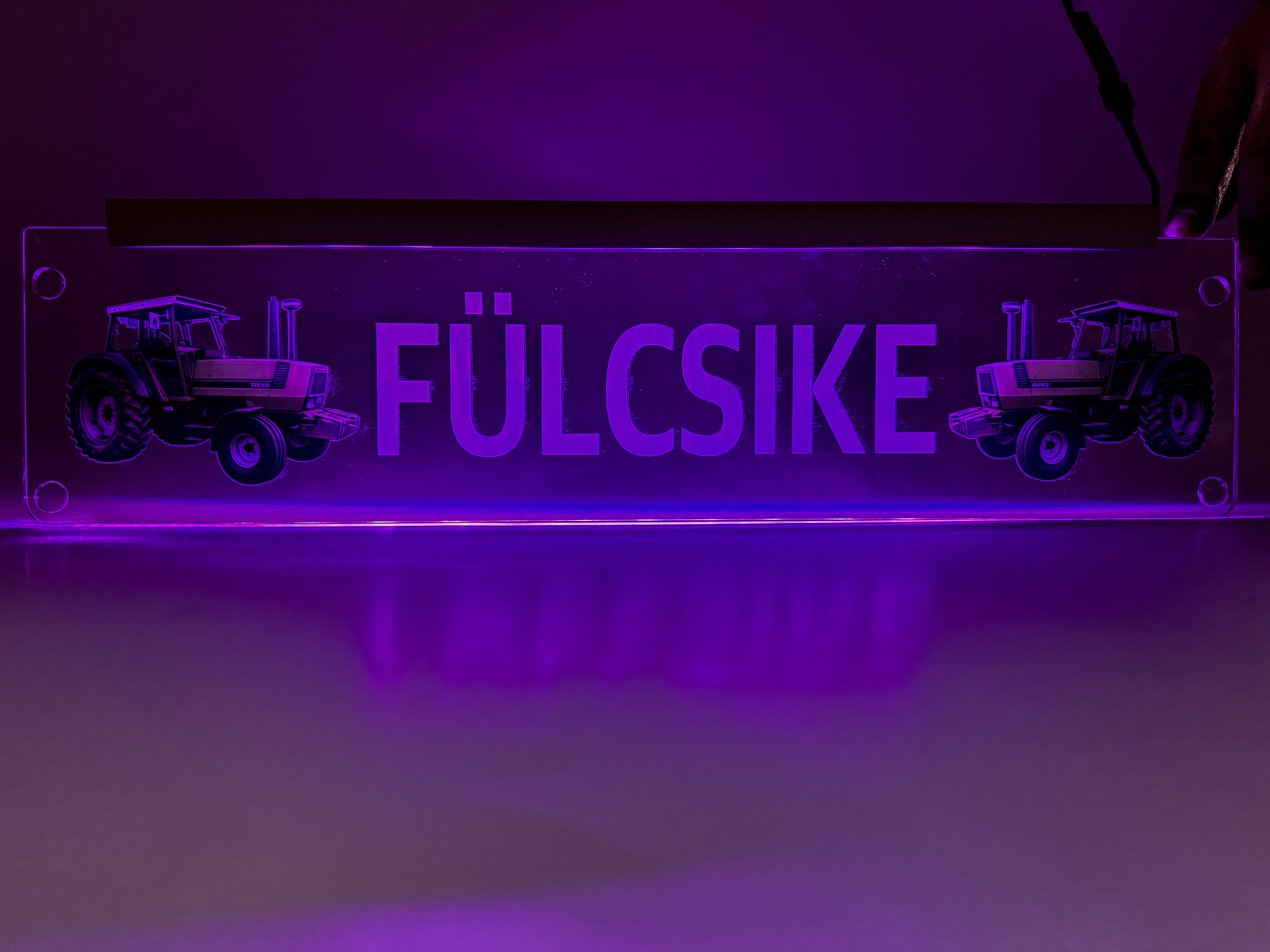 Plăcută LED 3D - Tractorul Tău