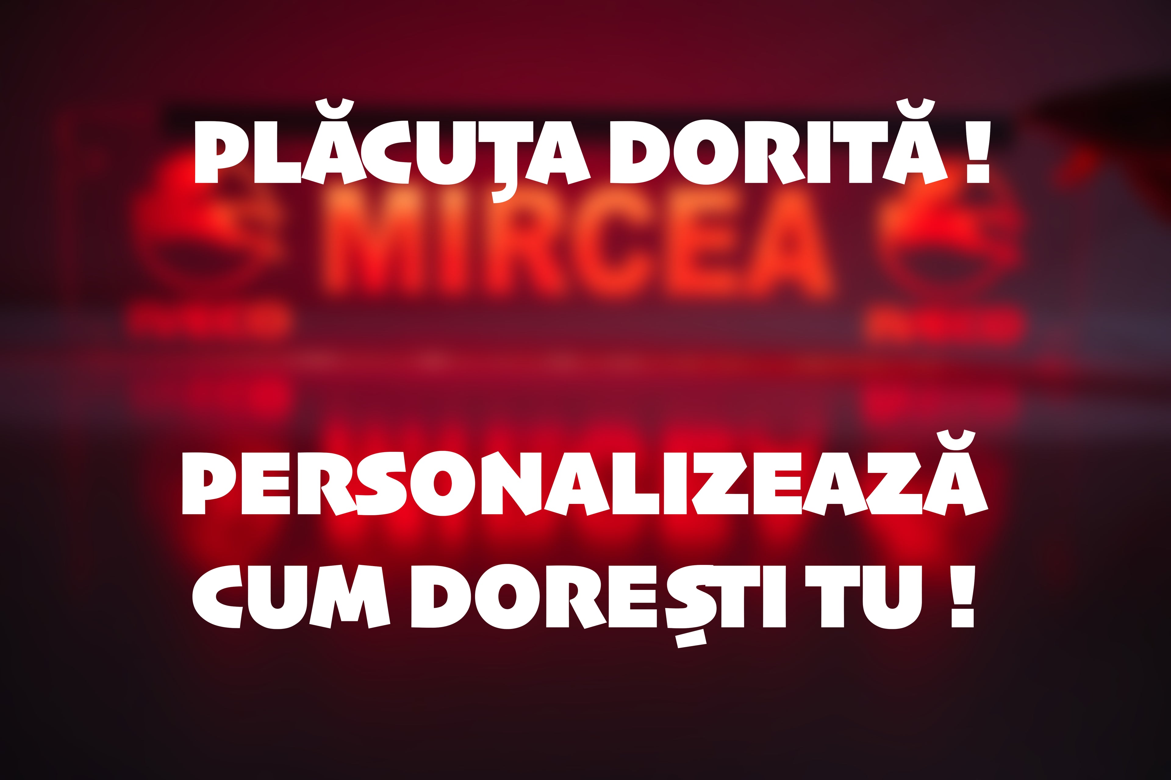 Plăcuță LED - TIR / Dubiță - COMBO