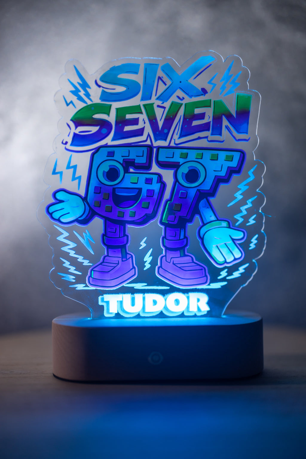 Decorațiune LED - 3D - SIX SEVEN