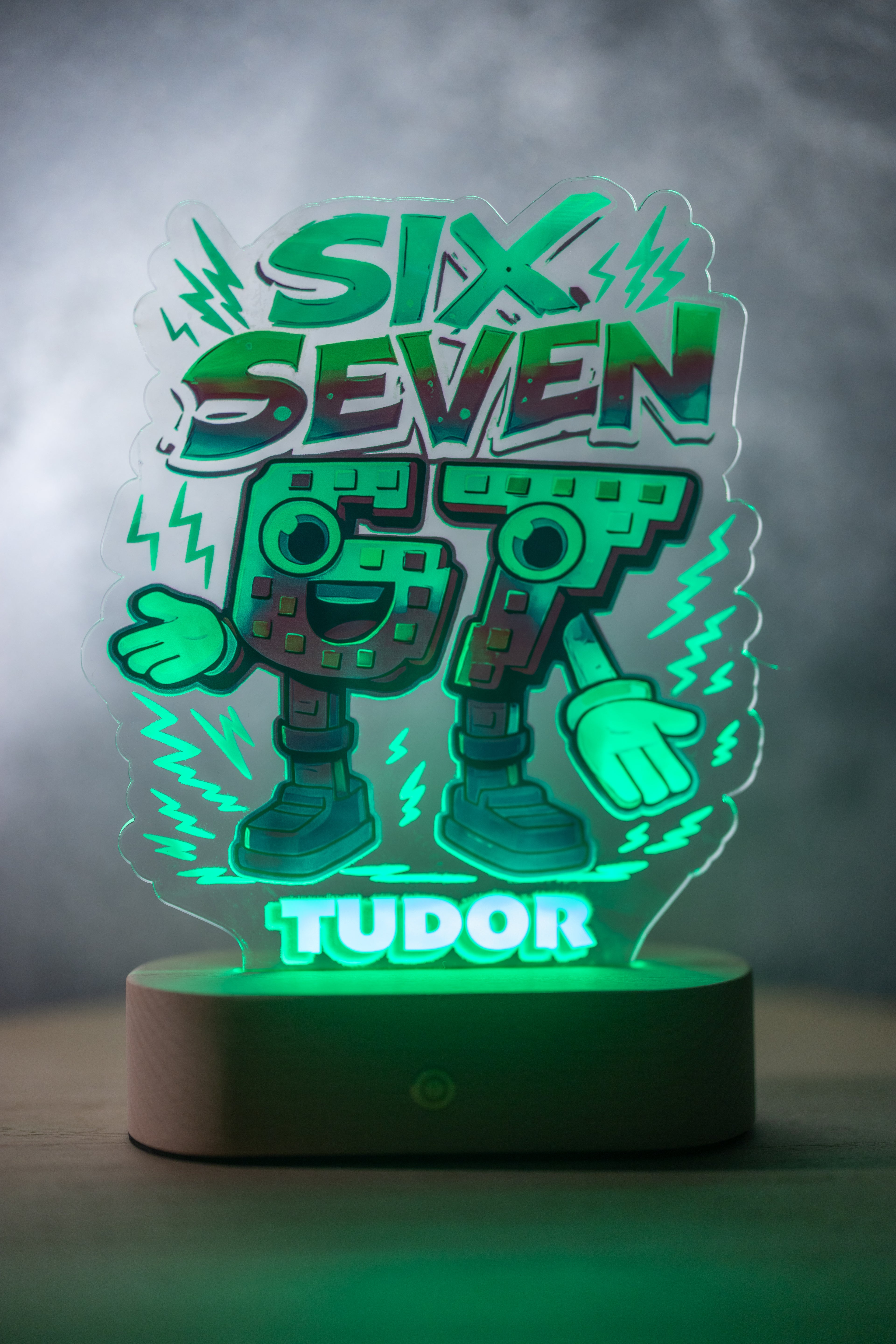 Decorațiune LED - 3D - SIX SEVEN