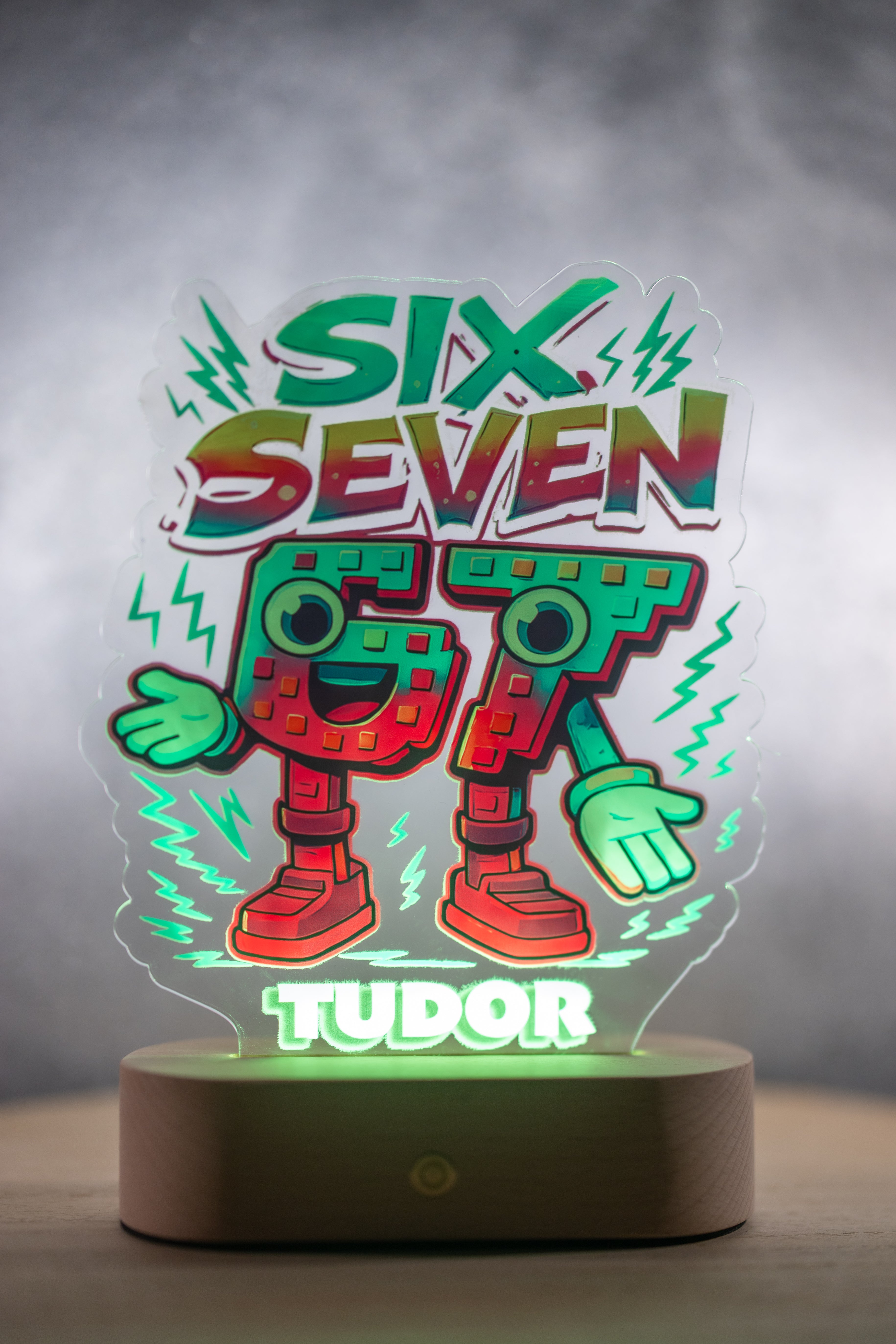 Decorațiune LED - 3D - SIX SEVEN