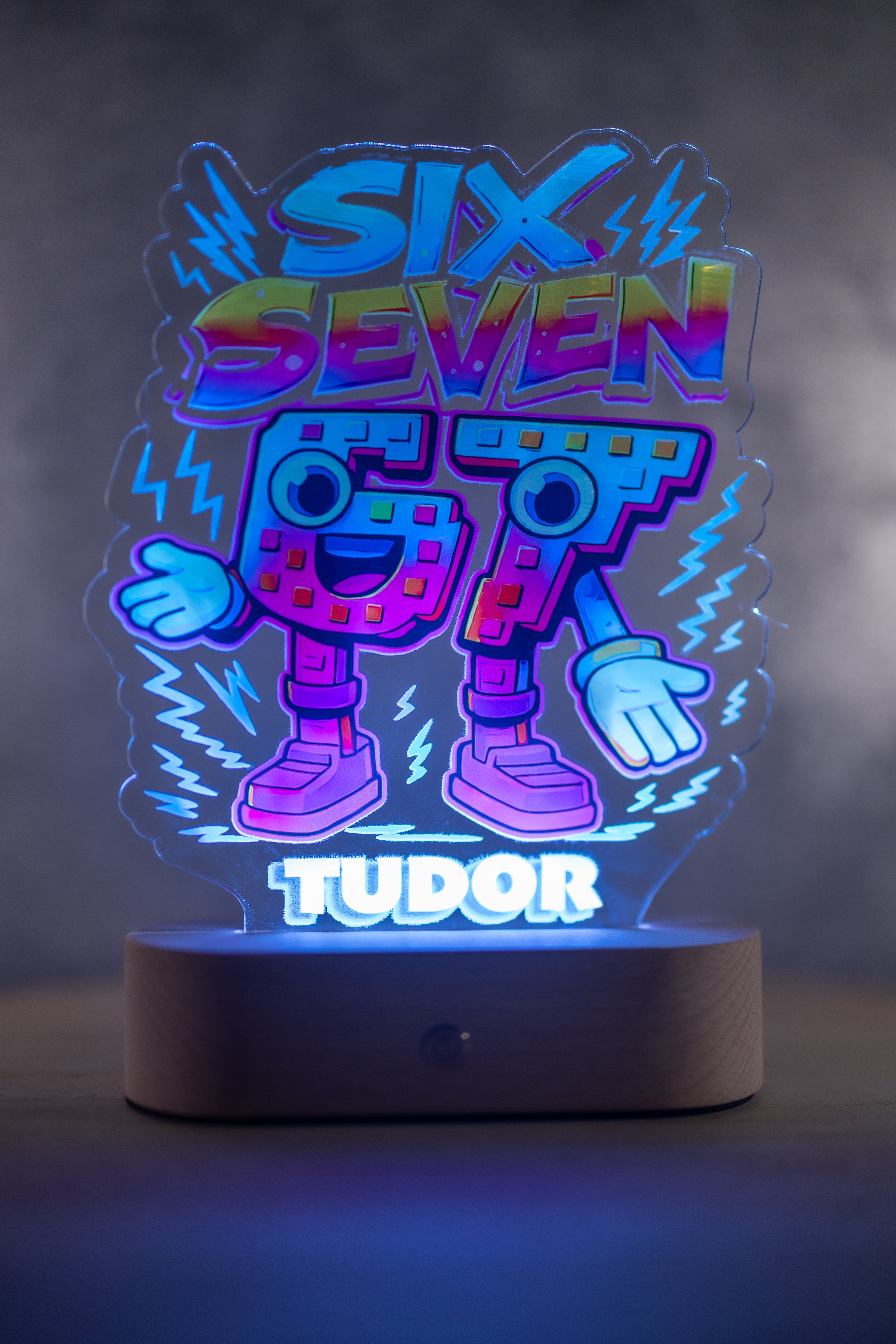 Decorațiune LED - 3D - SIX SEVEN