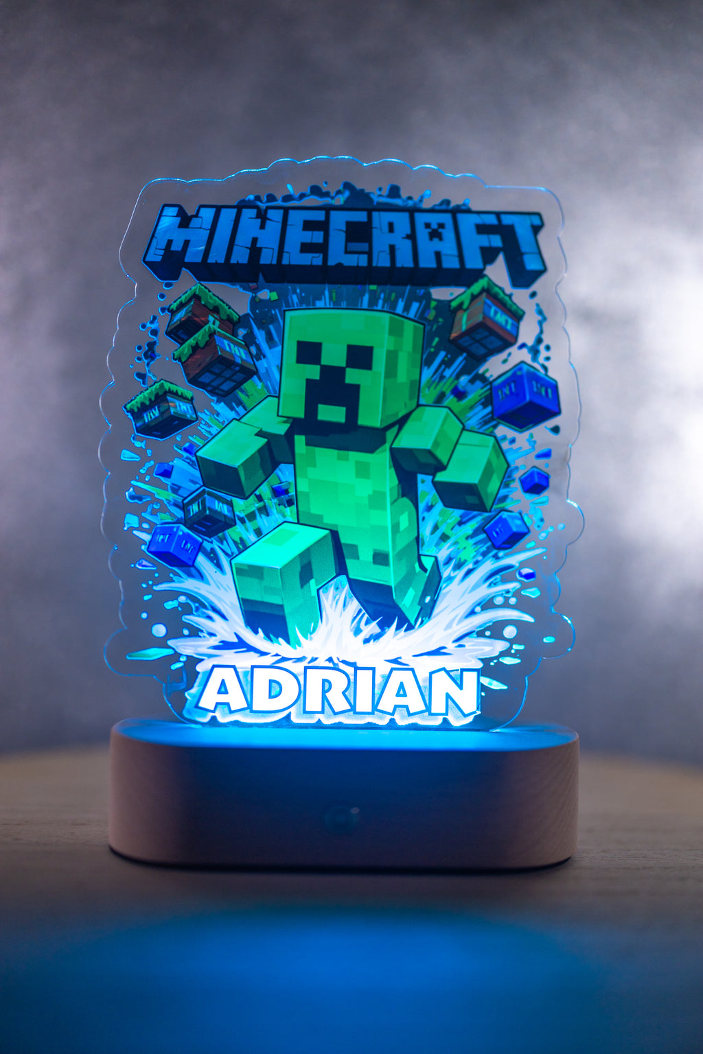 Decorațiune LED - 3D - MINECRAFT