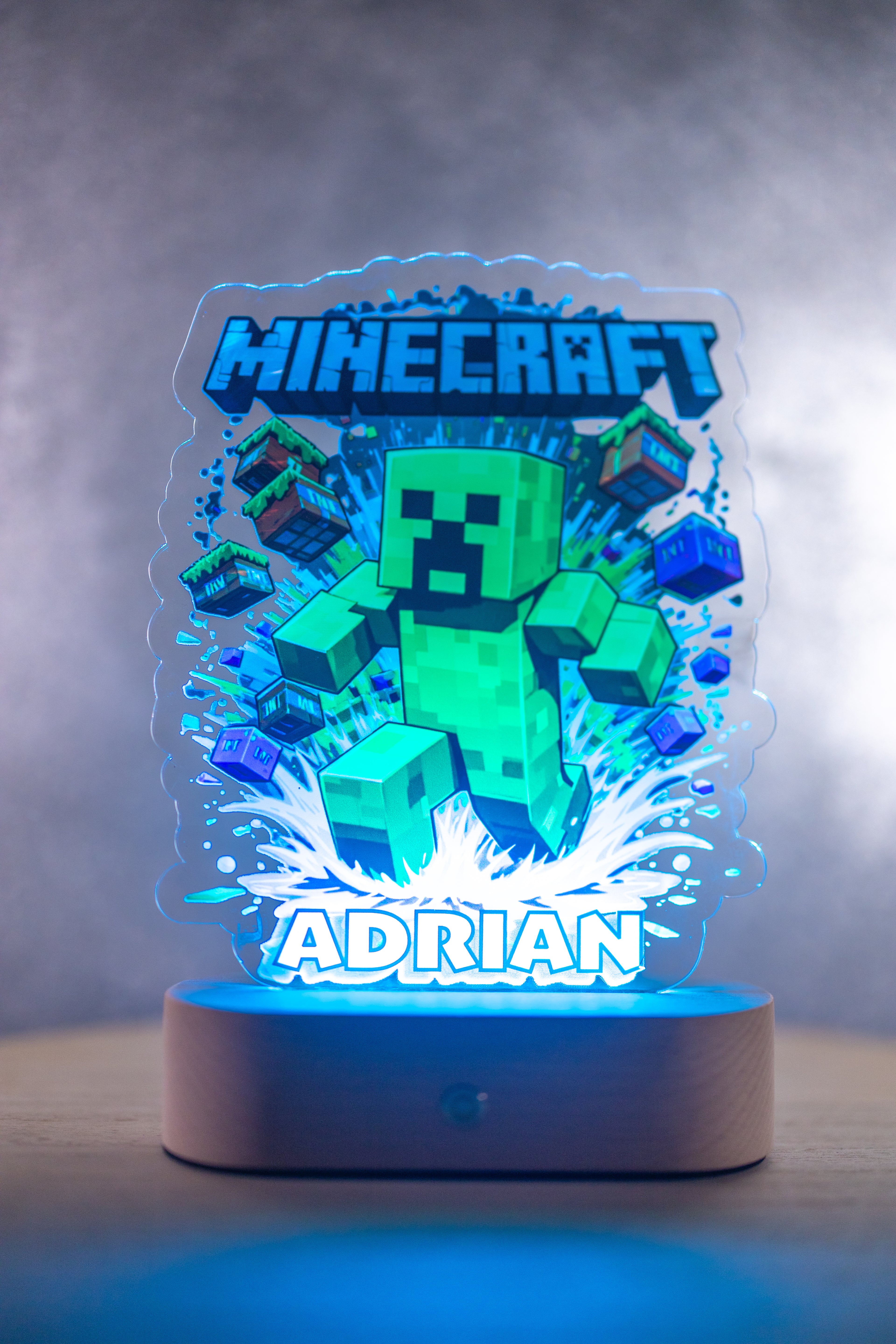 Decorațiune LED - 3D - MINECRAFT