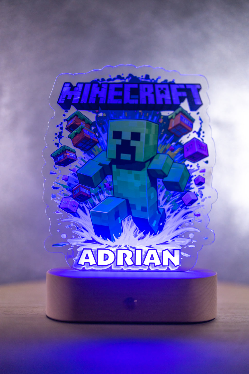 Decorațiune LED - 3D - MINECRAFT