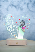 Decorațiune LED 3D - Pentru Mama cu fotografie