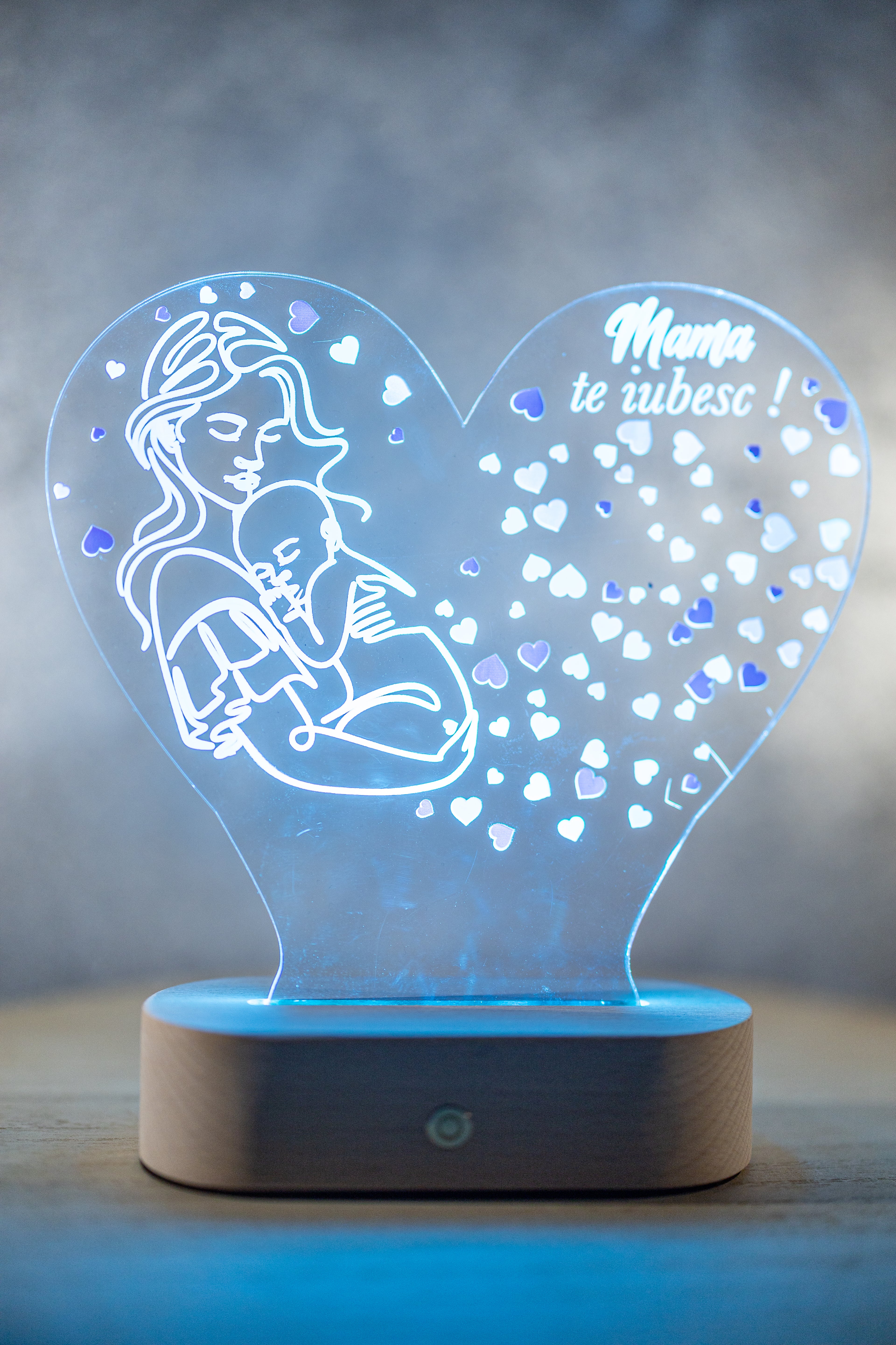 Decorațiune LED 3D - Mama