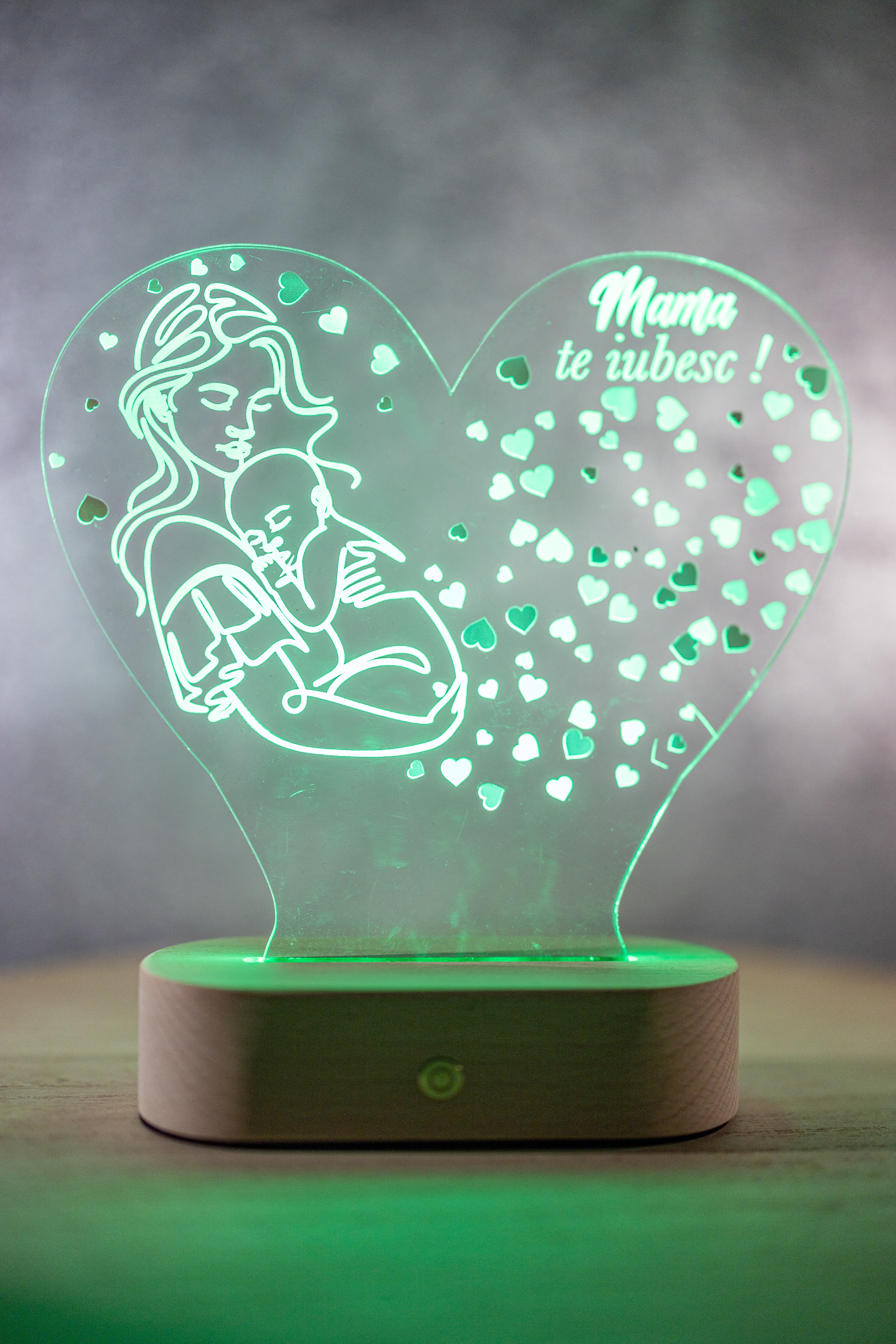 Decorațiune LED 3D - Mama