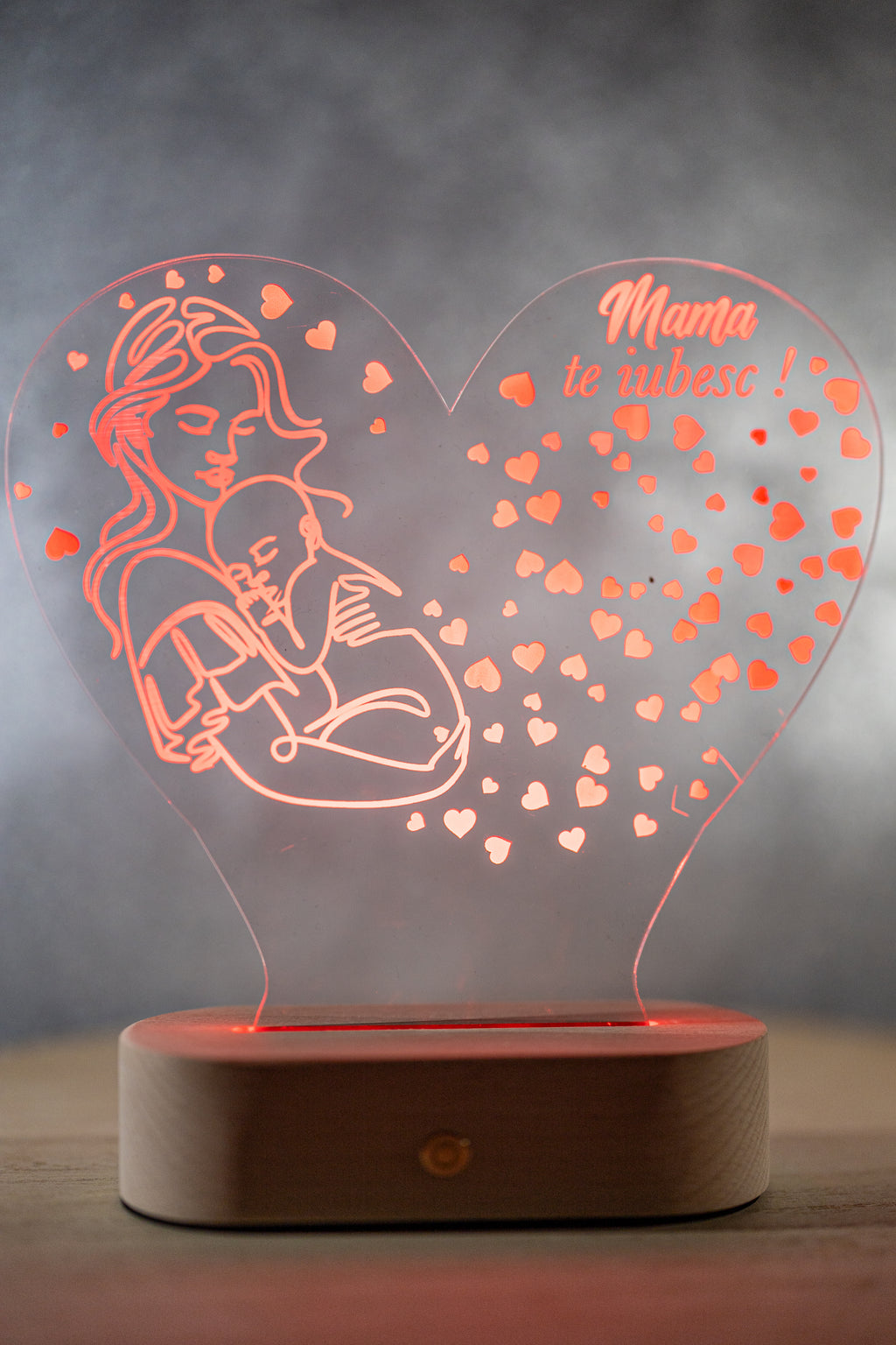 Decorațiune LED 3D - Mama