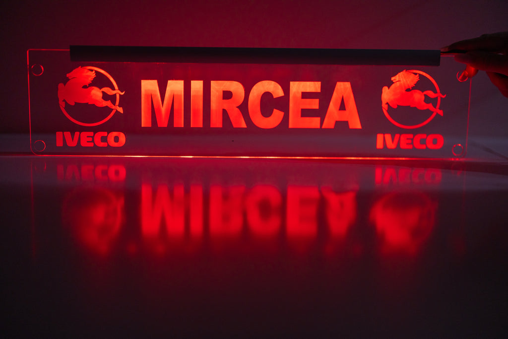 Plăcuță LED 3D TIR - IVECO