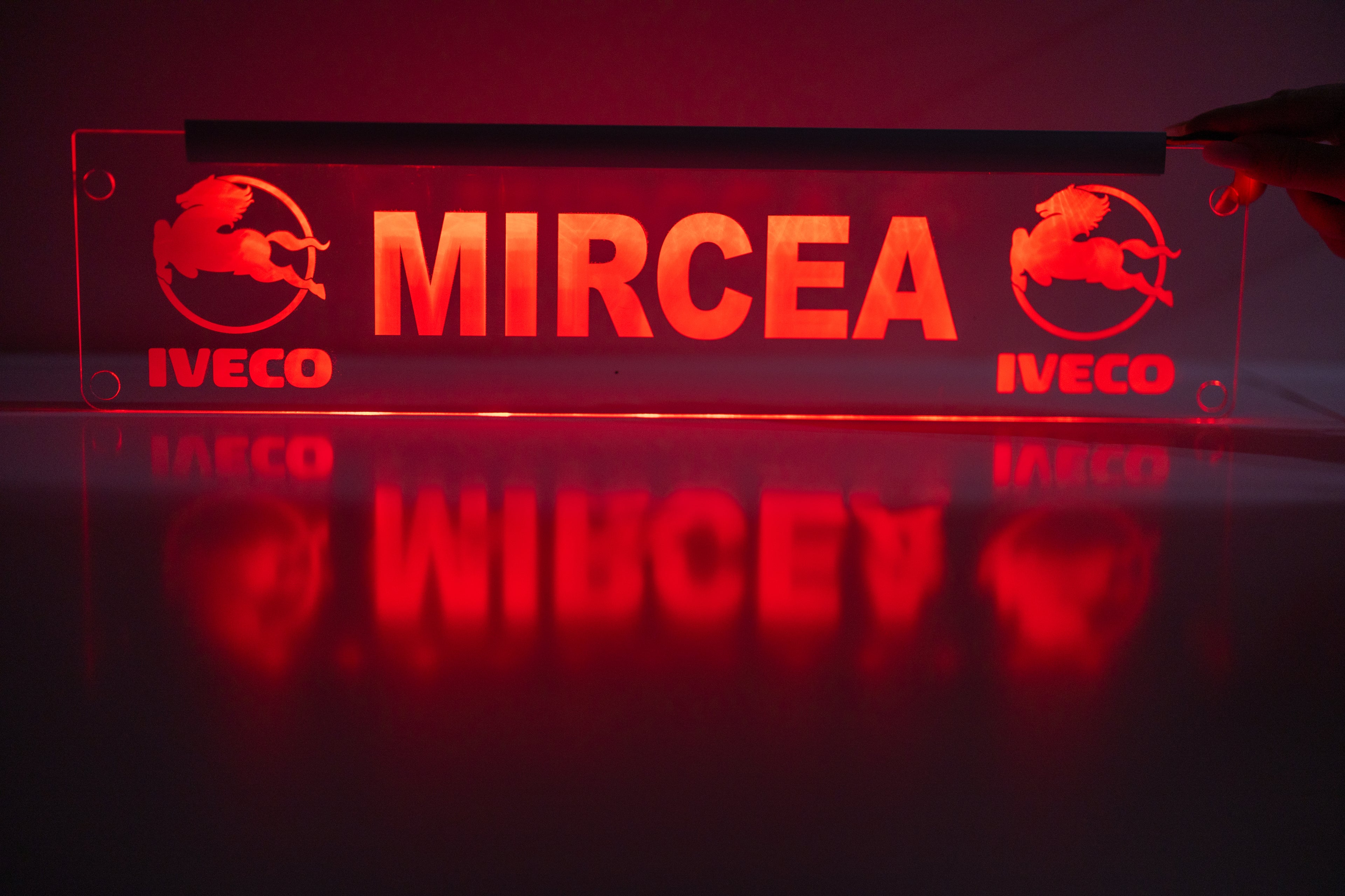 Plăcuță LED 3D TIR - IVECO