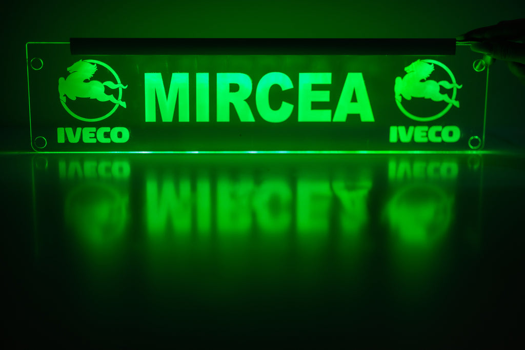 Plăcuță LED 3D TIR - IVECO