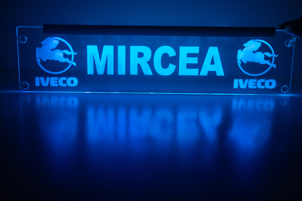 Plăcuță LED 3D TIR - IVECO