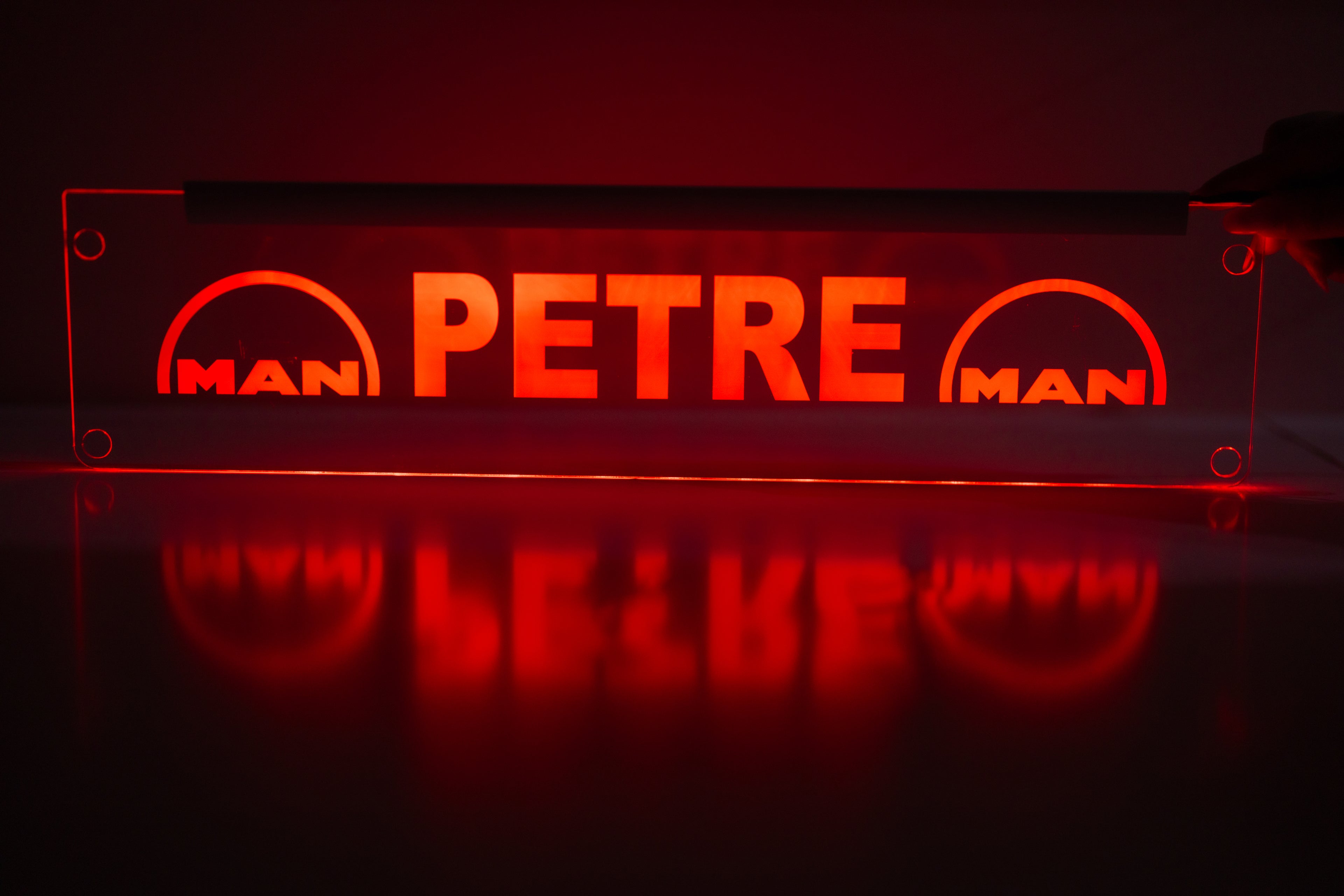 Plăcuță LED 3D TIR - MAN