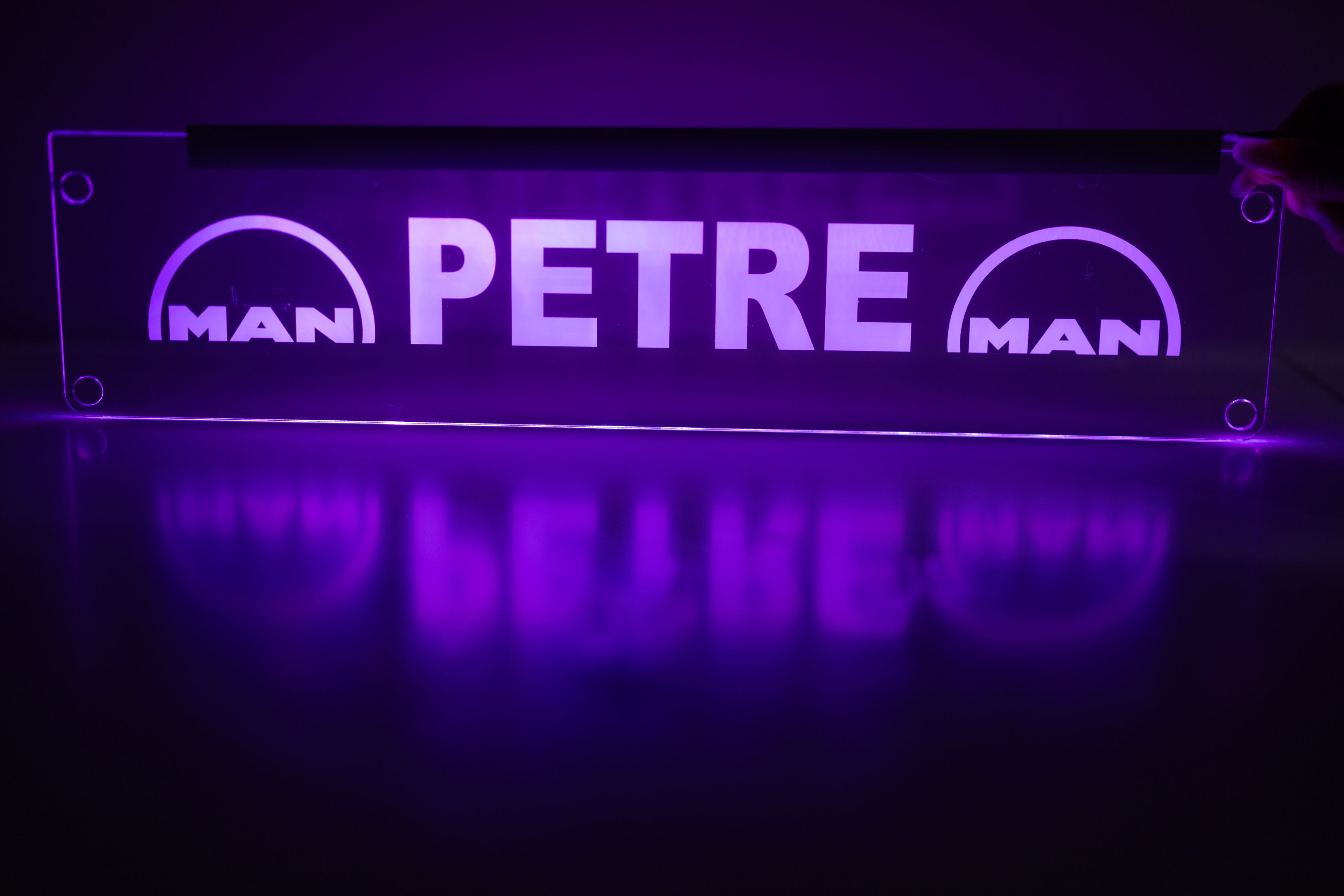 Plăcuță LED 3D TIR - MAN