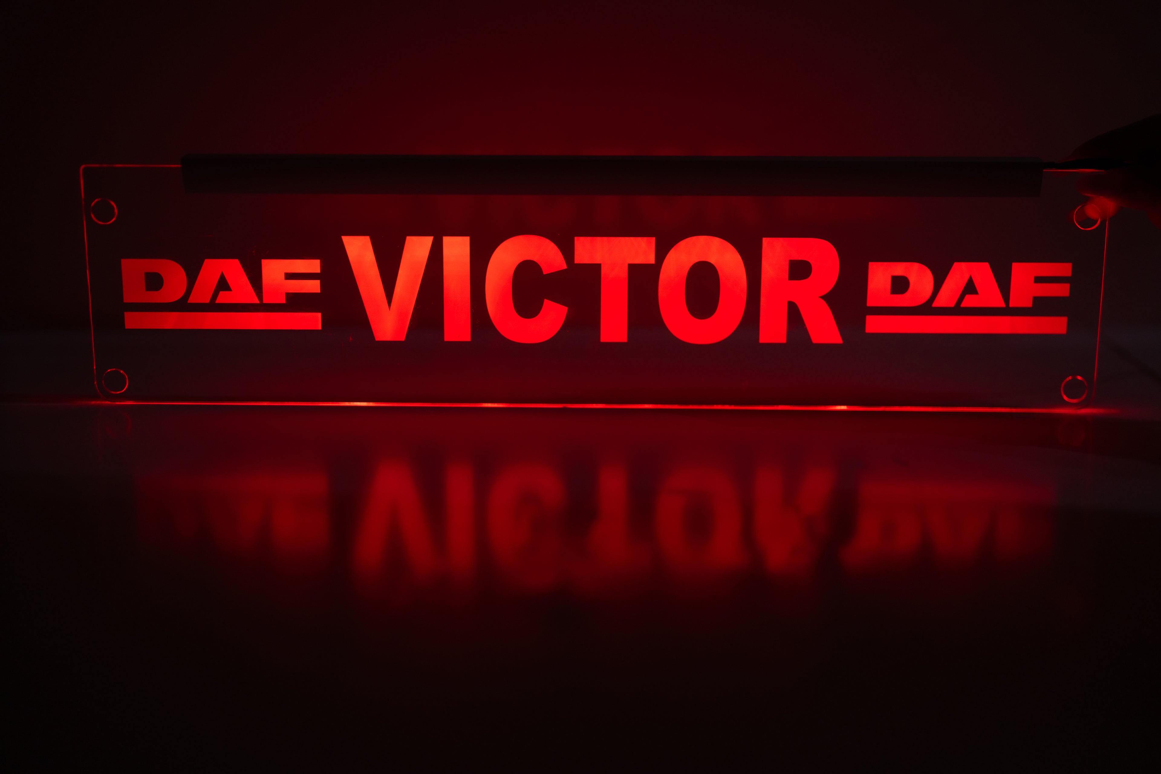 Plăcuță LED 3D TIR - DAF