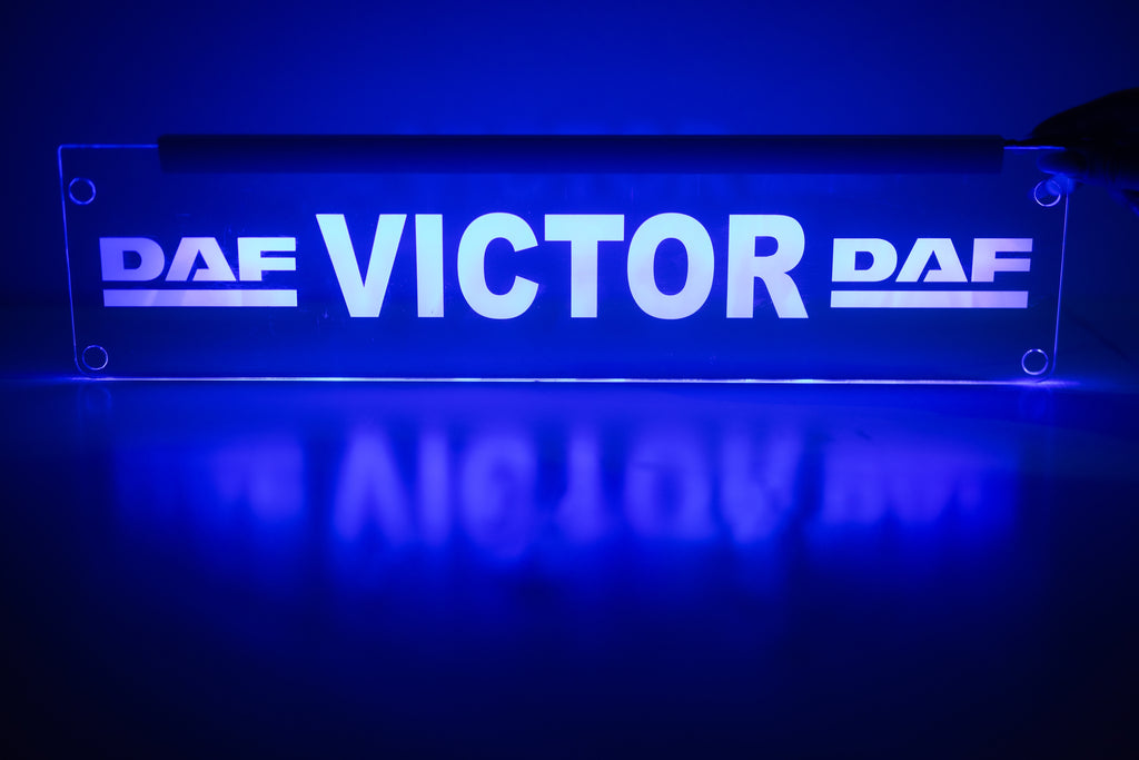 Plăcuță LED 3D TIR - DAF