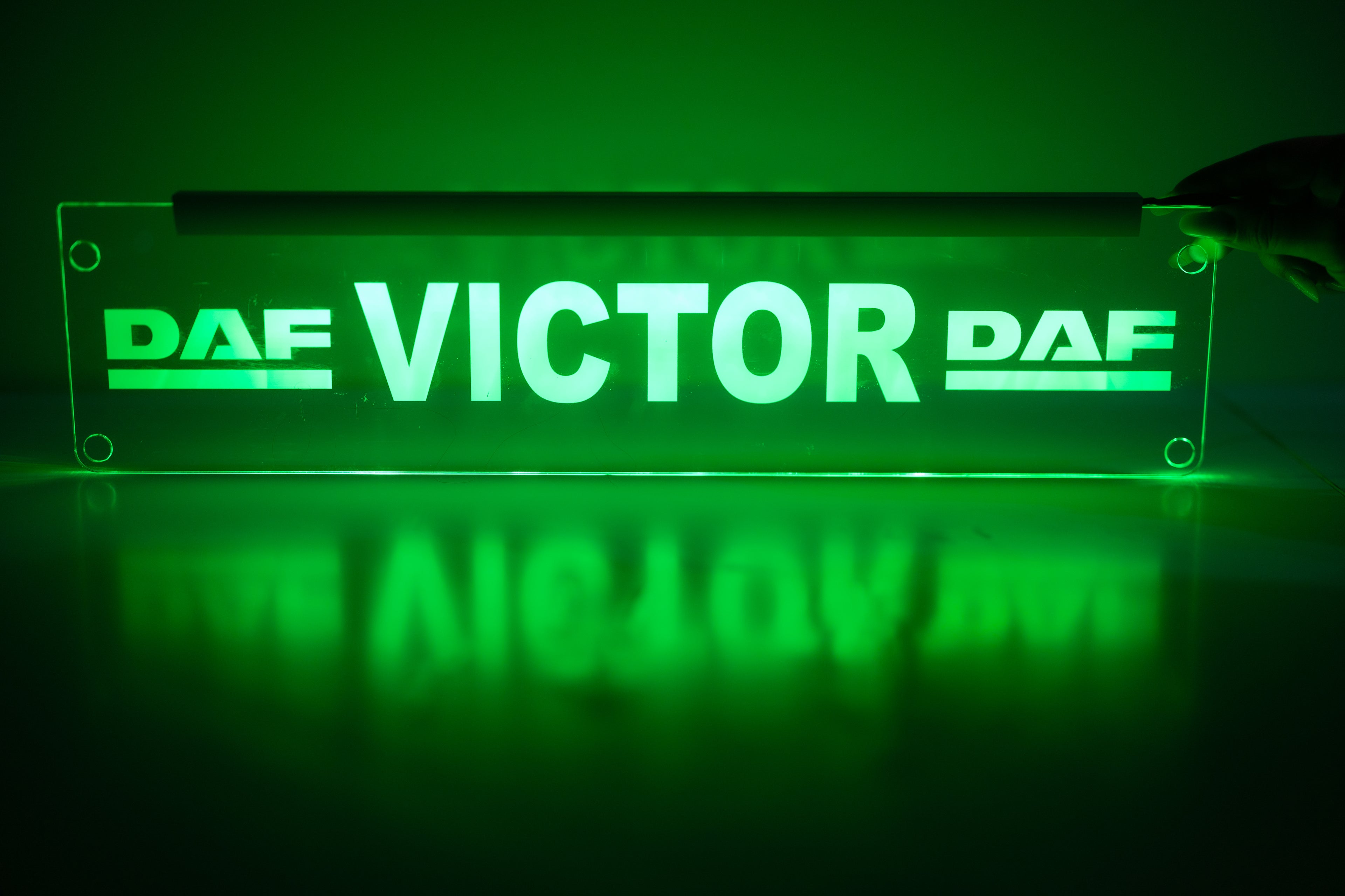 Plăcuță LED 3D TIR - DAF