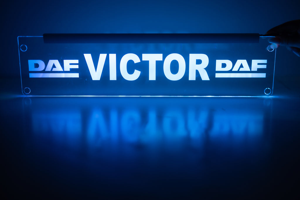 Plăcuță LED 3D TIR - DAF