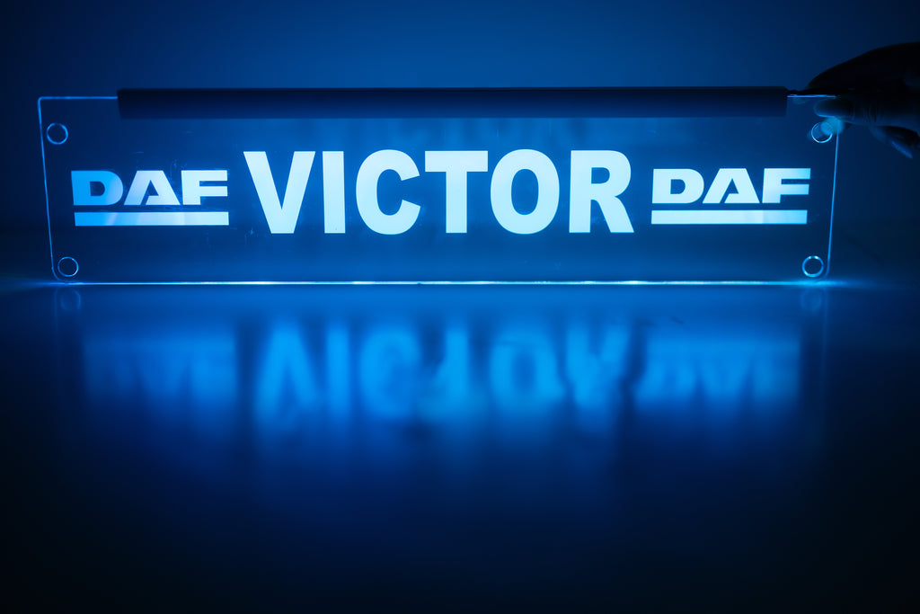Plăcuță LED 3D TIR - DAF
