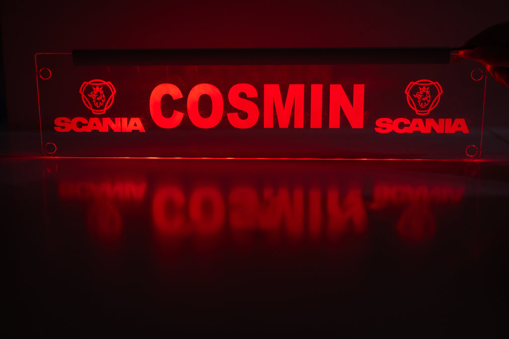 Plăcuță LED 3D TIR - SCANIA