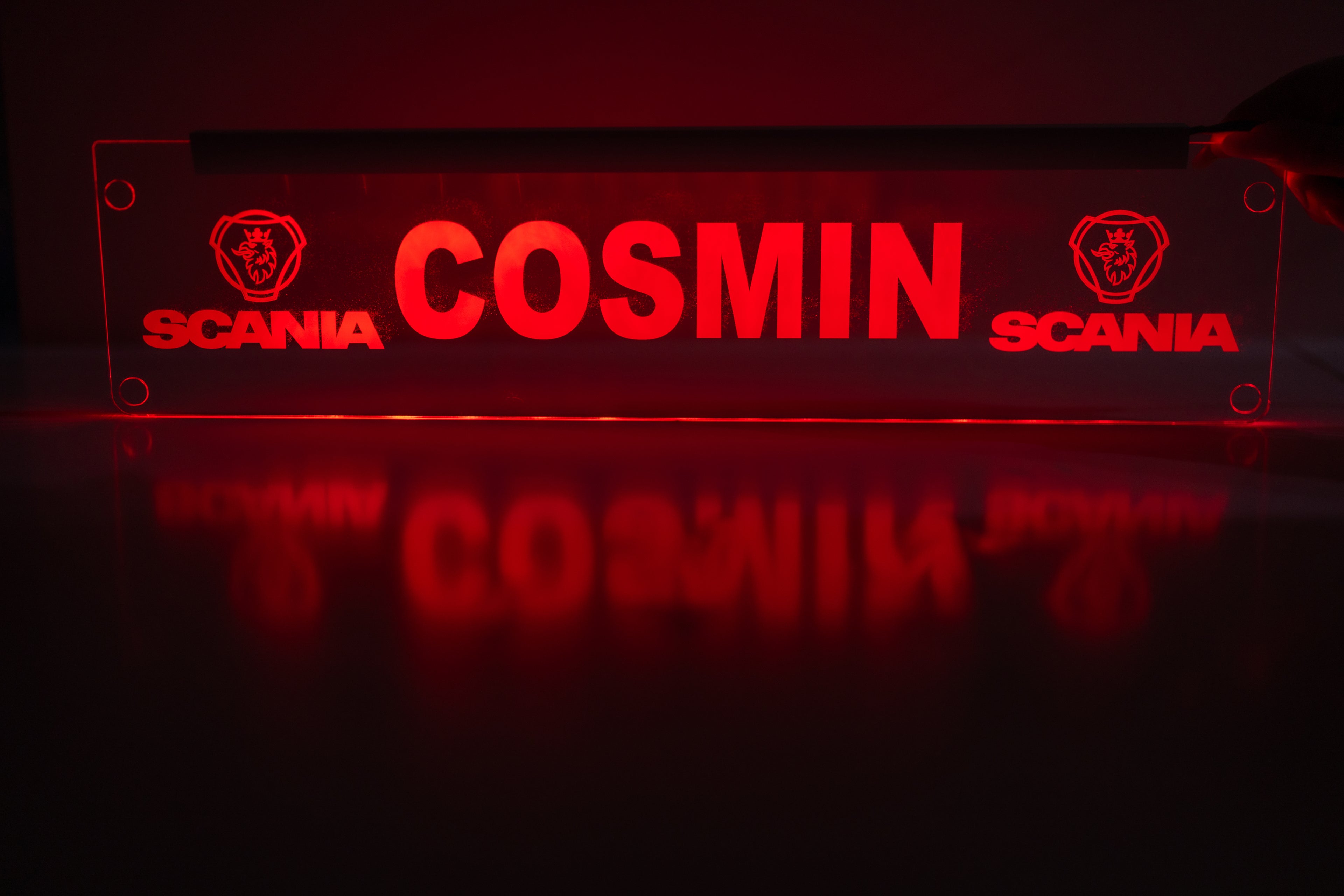 Plăcuță LED 3D TIR - SCANIA