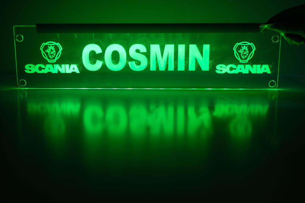 Plăcuță LED 3D TIR - SCANIA