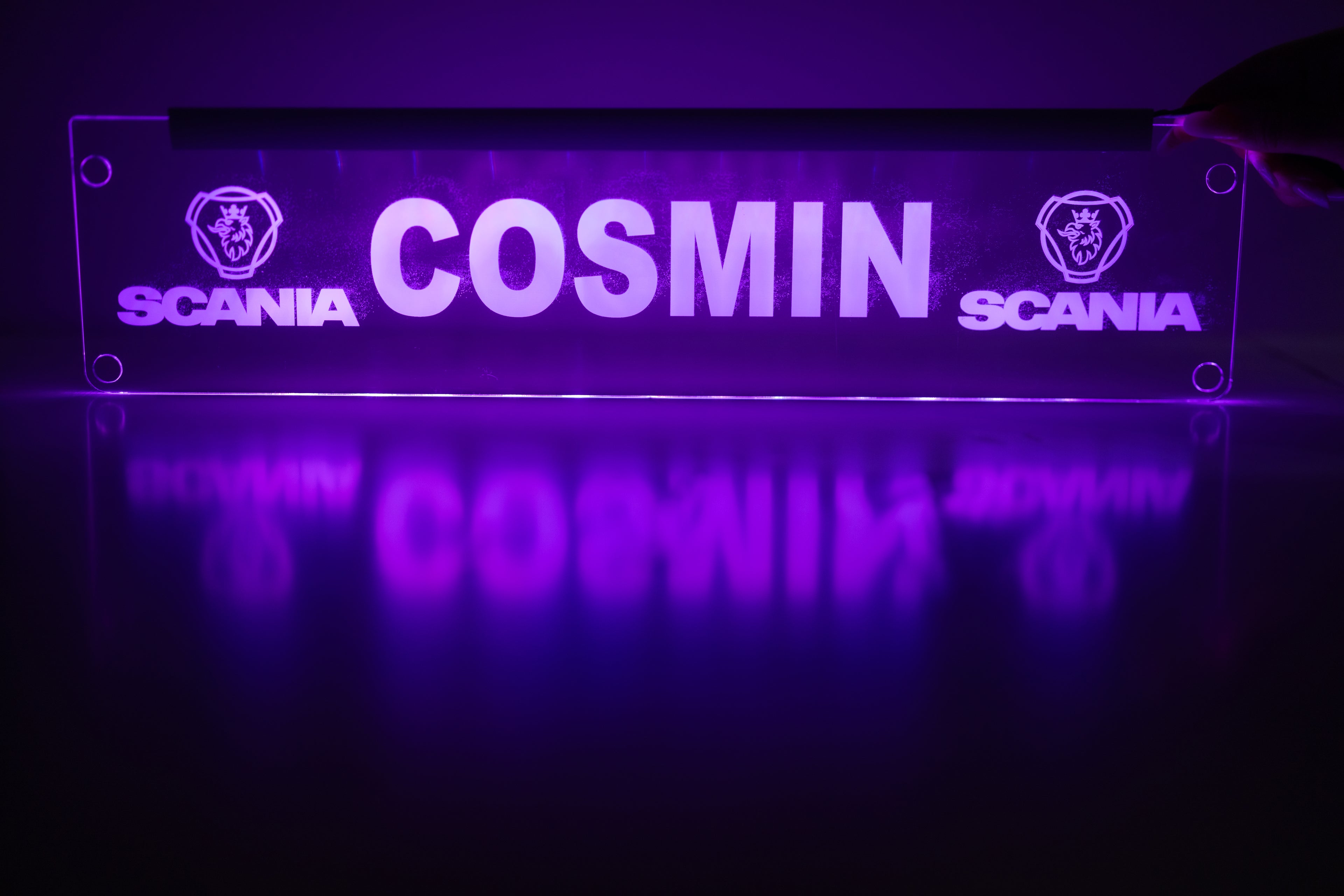 Plăcuță LED 3D TIR - SCANIA